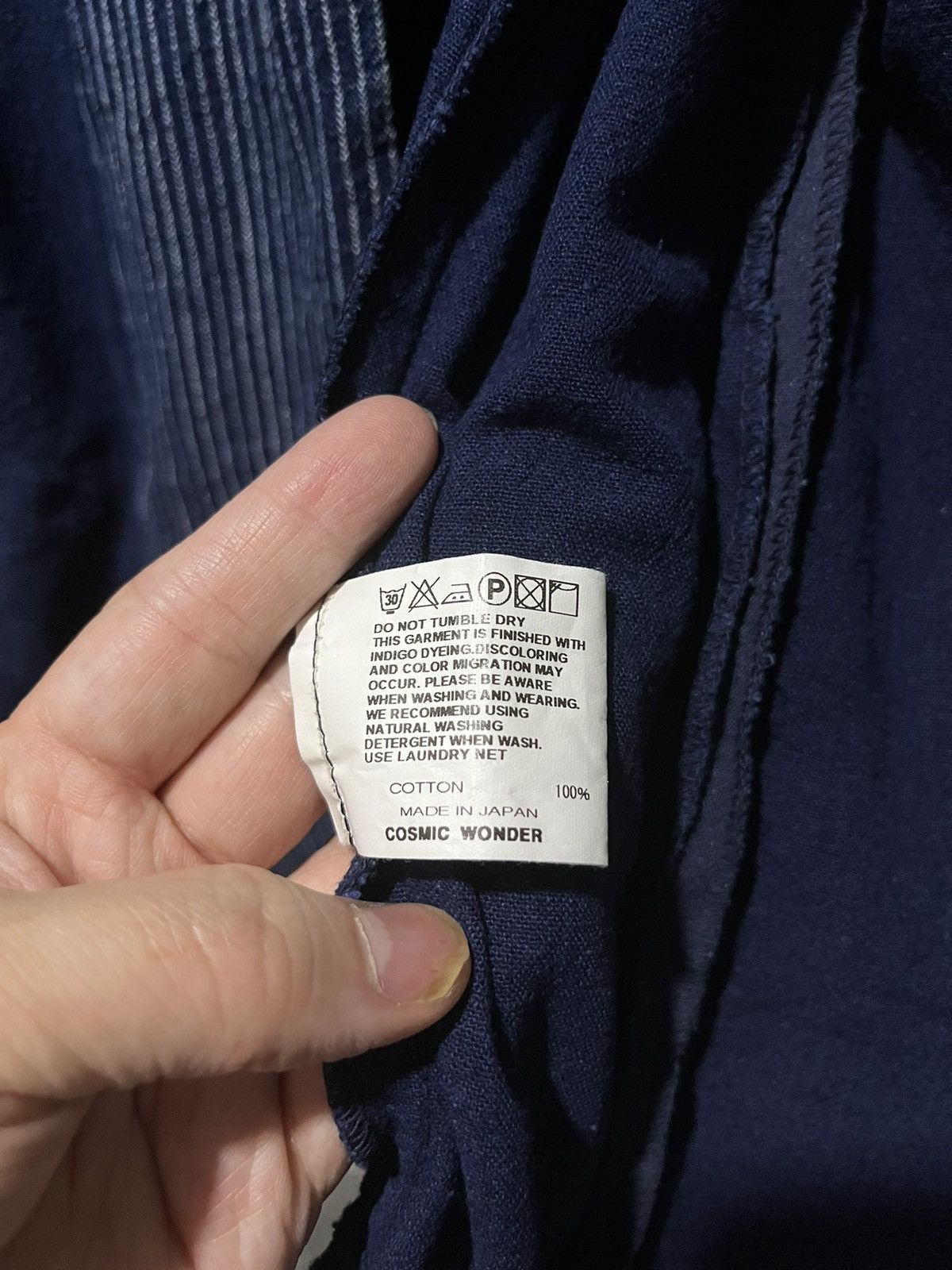 Cosmic Wonder Cosmic Wonder Bingo-kasuri Indigo Patchwork Sashiko Jacket Size US M / EU 48-50 / 2 - 13 Thumbnail