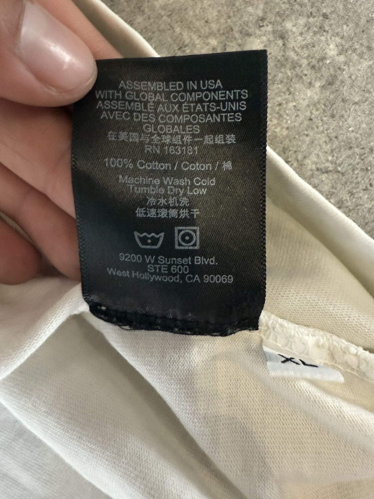 Rhude RHUDE STAMP EAGLE LOGO TEE SIZE XL Size US XL / EU 56 / 4 - 7 Thumbnail