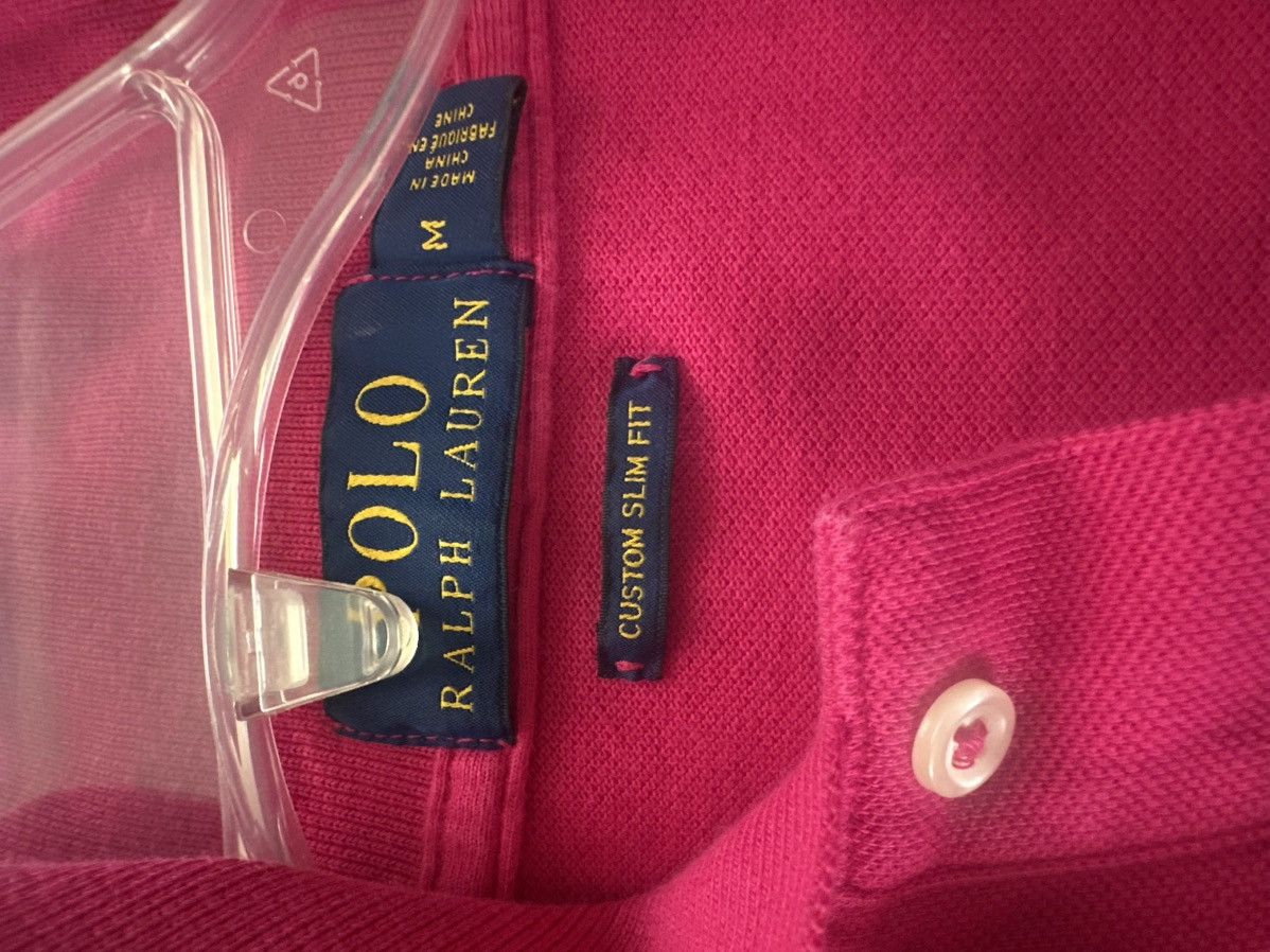 Polo Ralph Lauren Polo Ralph Lauren Bright Pink Polo Shirt w/ Green Pony Logo Size US M / EU 48-50 / 2 - 3 Thumbnail