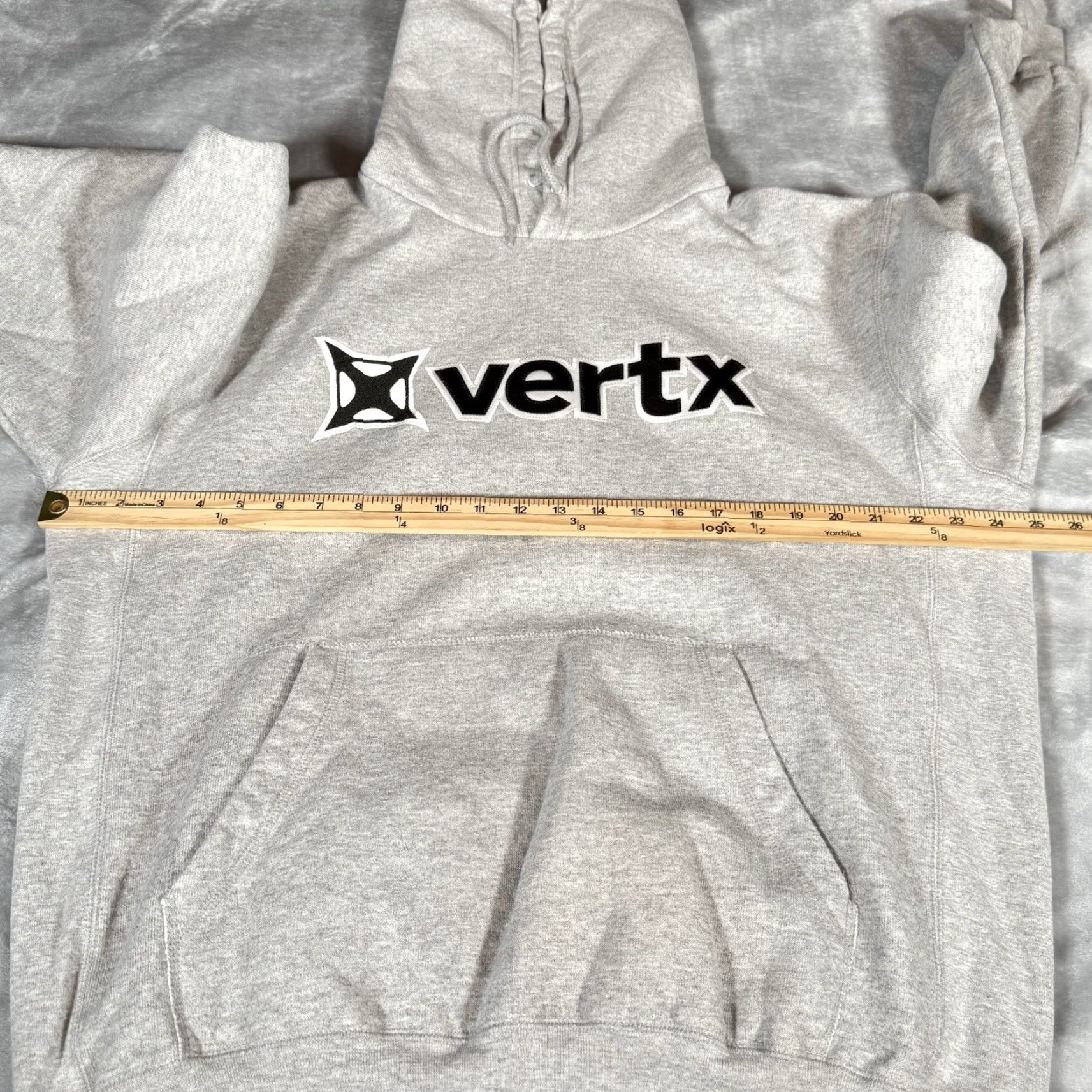 Logo 7 Vertx Hoodie Adult Large Gray Logo Pullover Sweatshirt Cotton Polyester Fleece Sports Mens Size US L / EU 52-54 / 3 - 7 Thumbnail