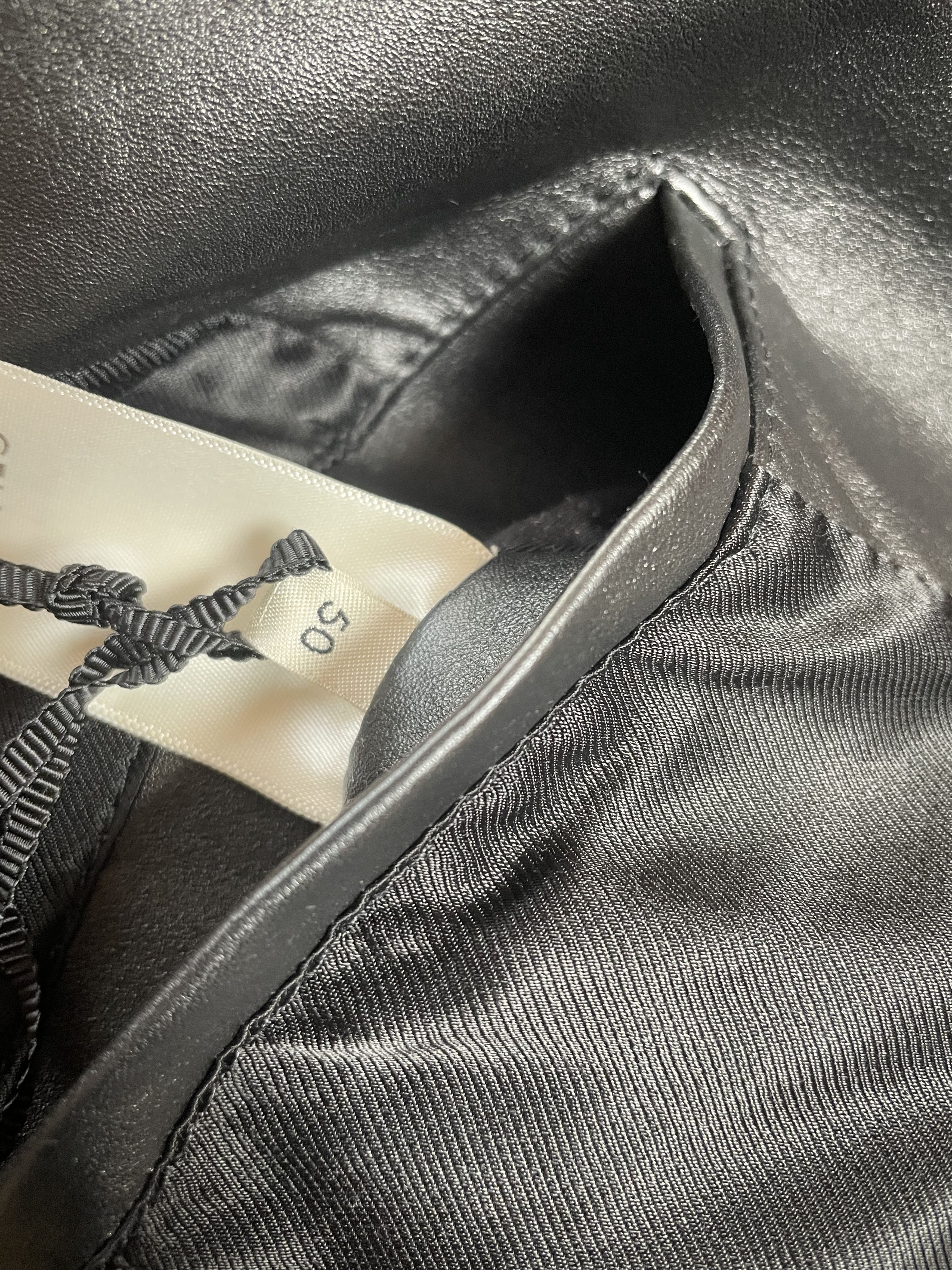 Celine CELINE LEATHER BIKER JACKET Size US M / EU 48-50 / 2 - 3 Thumbnail
