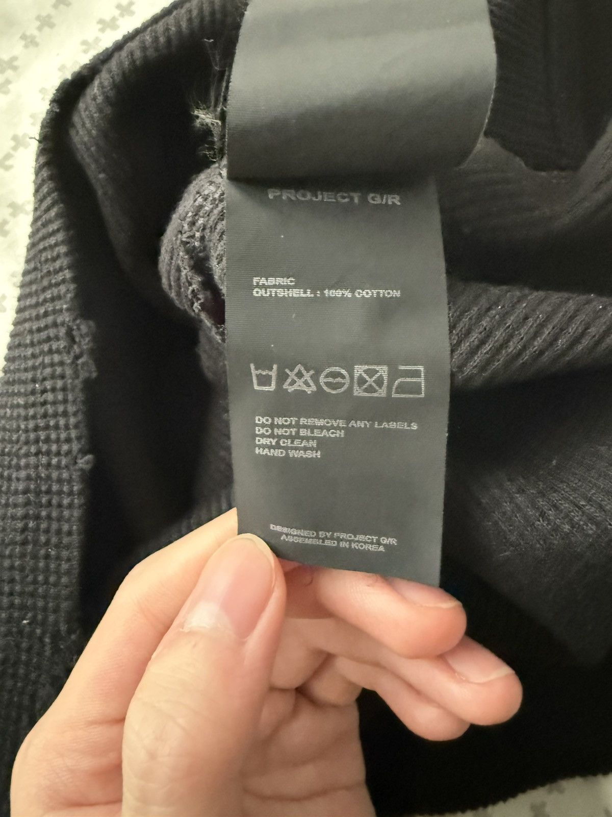 PROJECT G/R Project G/R waffle bondage cross long sleeve Size US S / EU 44-46 / 1 - 8 Thumbnail
