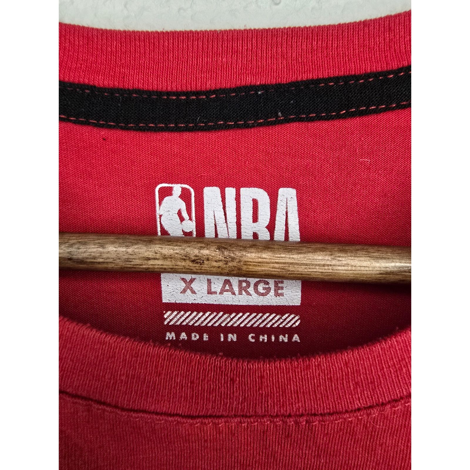 NBA NBA Basketball Shirt Men's XL Red Workout Practice Tee Size US XXL / EU 58 / 5 - 6 Thumbnail
