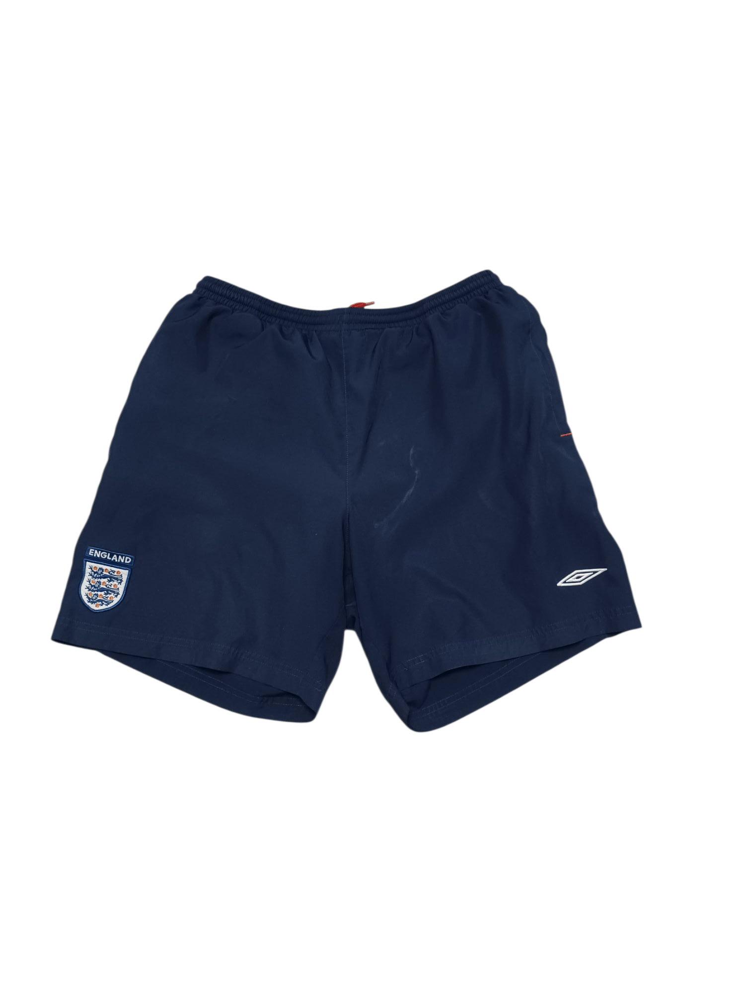 Umbro ENGLAND UMBRO SOCCER FOOTBALL NYLON DRILL SHORTS Size US 34 / EU 50 - 1 Thumbnail