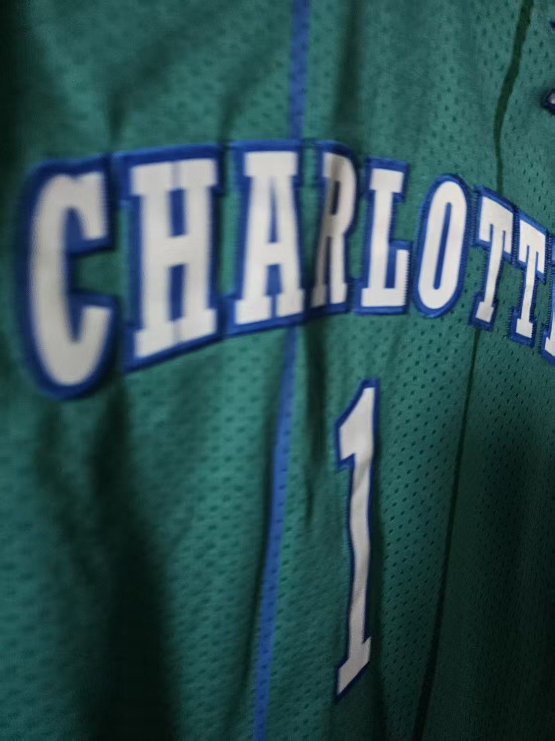 NBA Charlotte Hornets #1 Bogues Jersey XXL Size US XXL / EU 58 / 5 - 3 Thumbnail