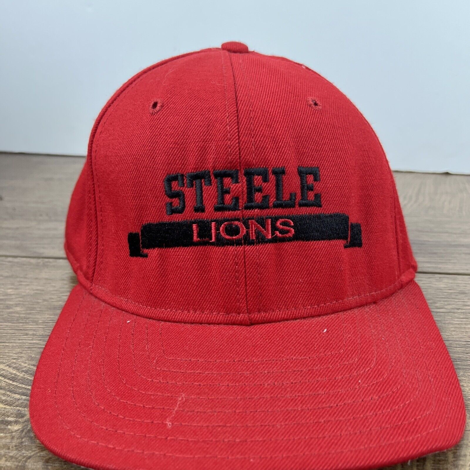 Other Steele Lions Hat Steele Red Hat Adjustable Adult Size Hat Re Size ONE SIZE - 6 Thumbnail