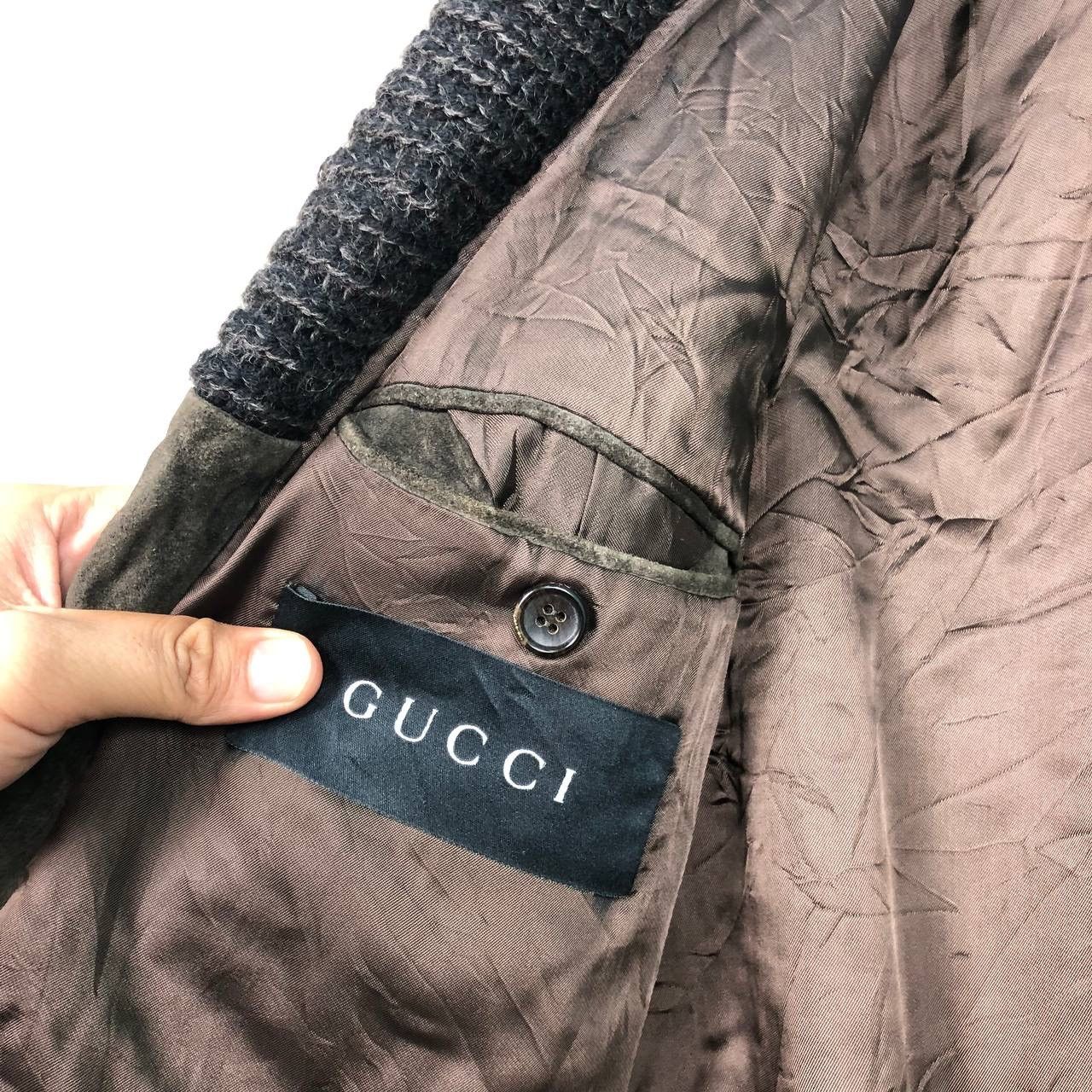 Gucci FW03 Gucci Tom Ford Belted Suede Fields Leather Jacket Size US S / EU 44-46 / 1 - 12 Thumbnail