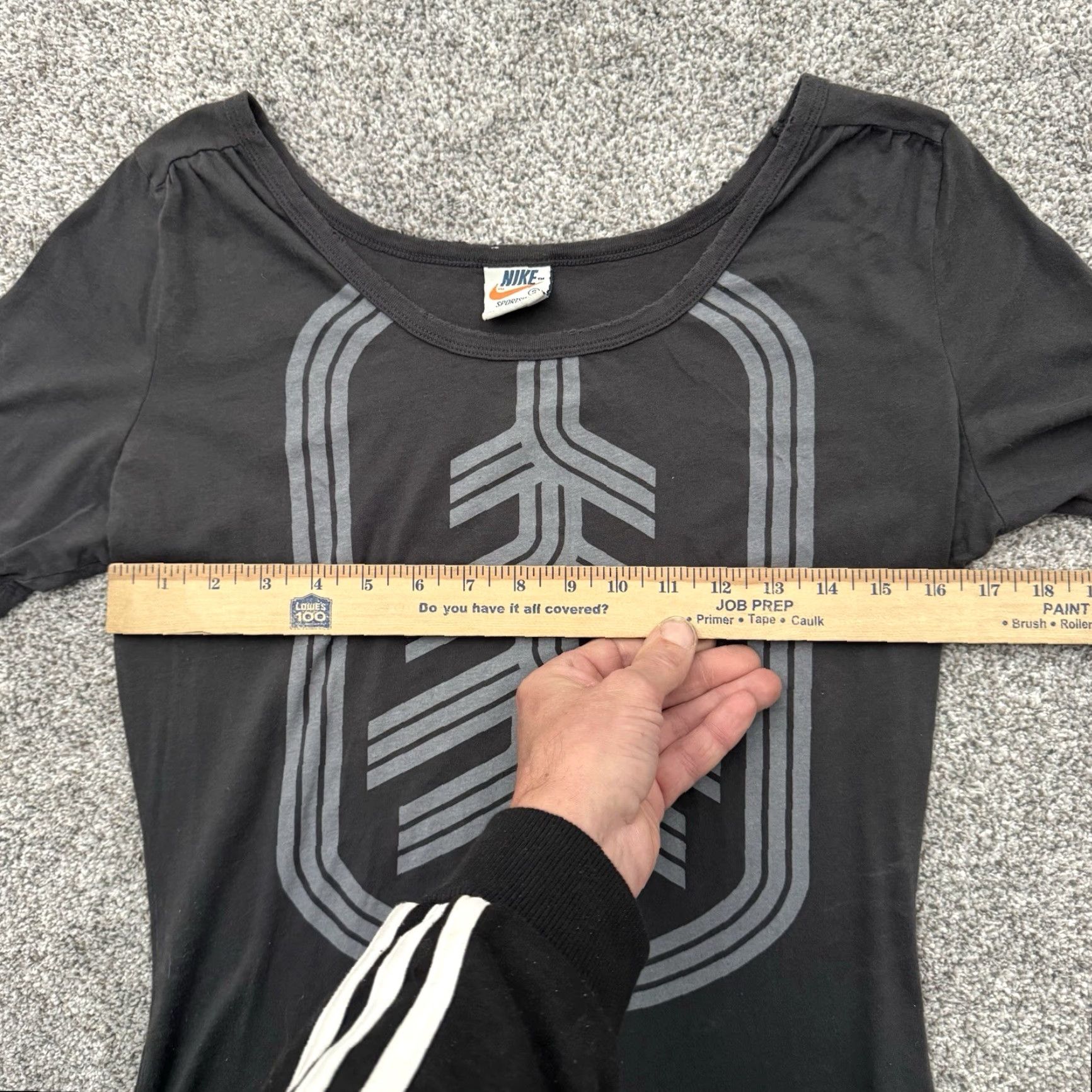 Nike Nike Womens Shirt Small Destroyed Grunge Running Oregon Track Club Limited Issue Shirt Women S Dark Gray 70s 80s Grunge Hipster Running & Jogging Size S / US 4 / IT 40 - 4 Thumbnail