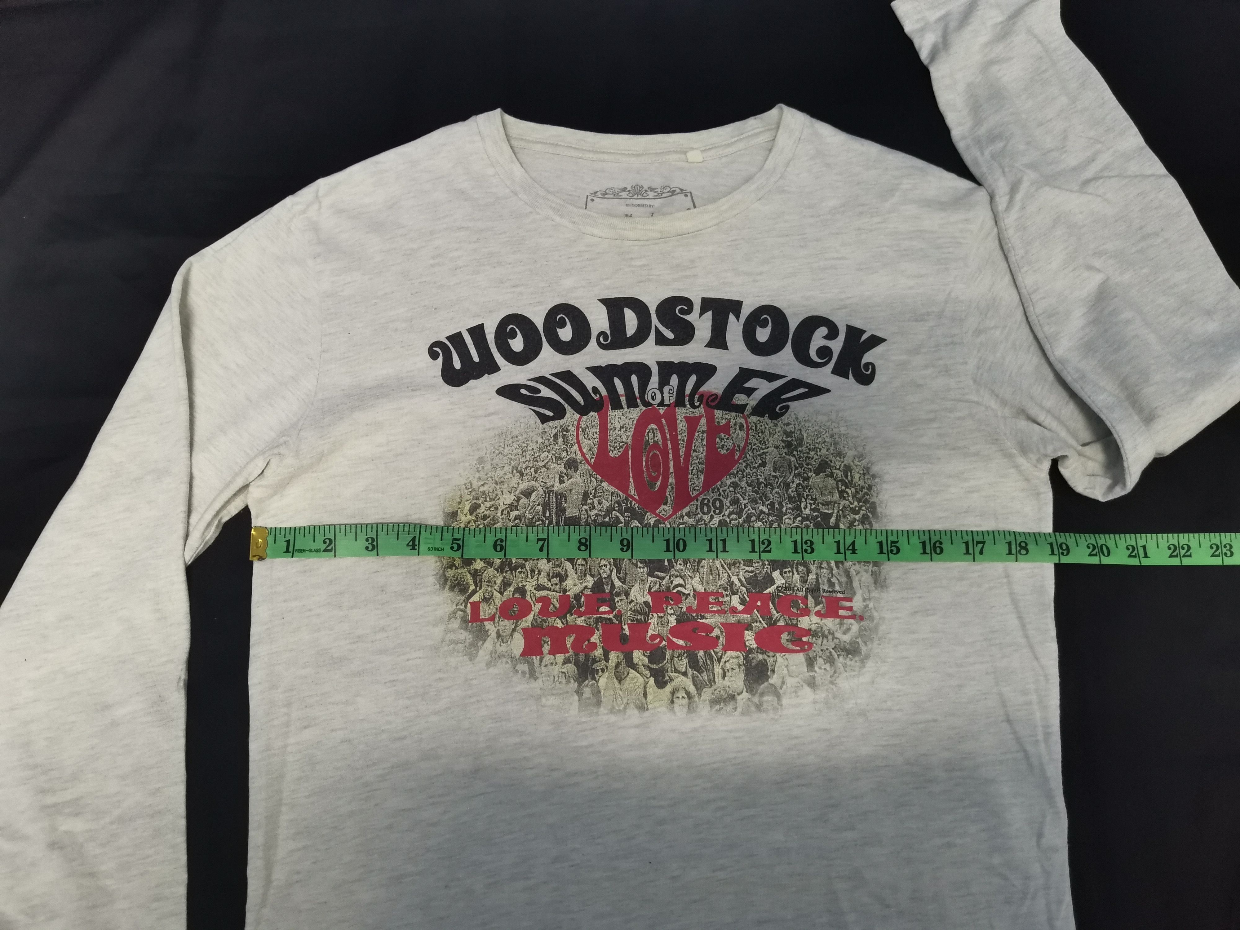 Band Tees Woodstock Summer Love Long Sleeve Rock Band Rare Size US M / EU 48-50 / 2 - 7 Thumbnail