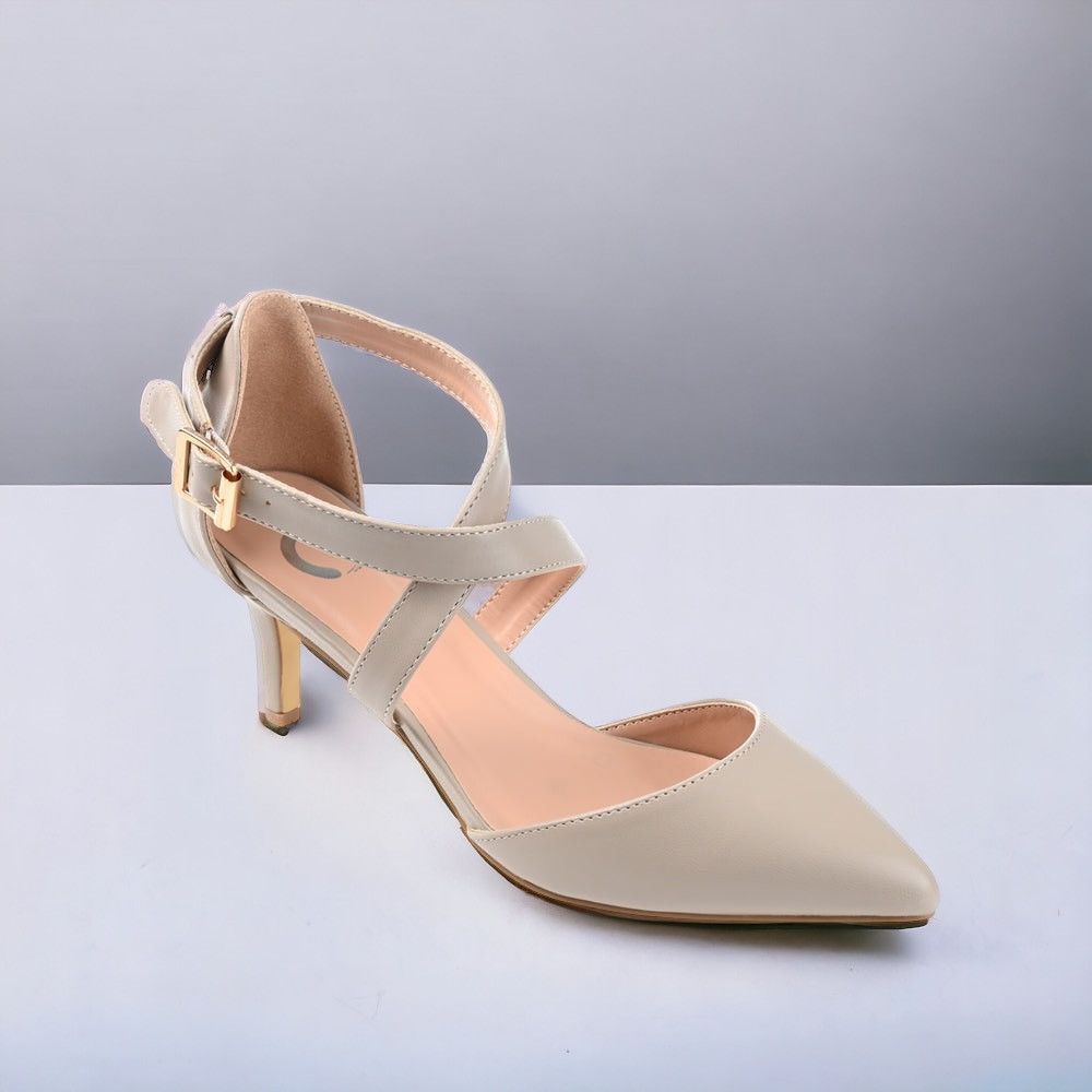 Other Journee Collection Riva stiletto gray pumps Size US 11 / IT 41 - 1 Thumbnail
