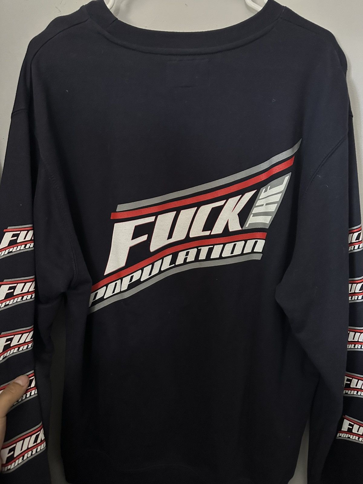 Fuck The Population FTP Crewneck Size US L / EU 52-54 / 3 - 2 Thumbnail