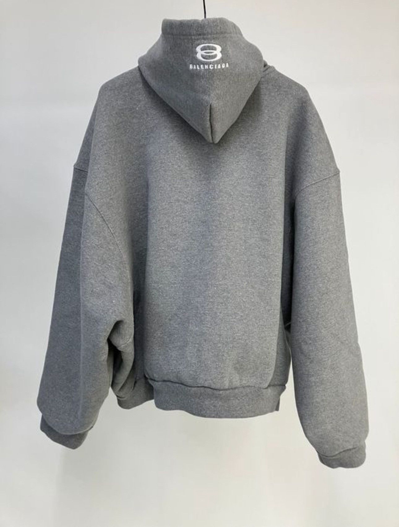 Balenciaga Balenciaga Unity Heavy Fleece Boxy Zip-Up Hoodie Size US L / EU 52-54 / 3 - 1 Thumbnail