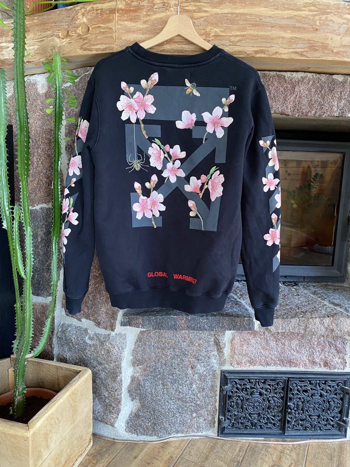 Off white global warming sweatshirt best sale