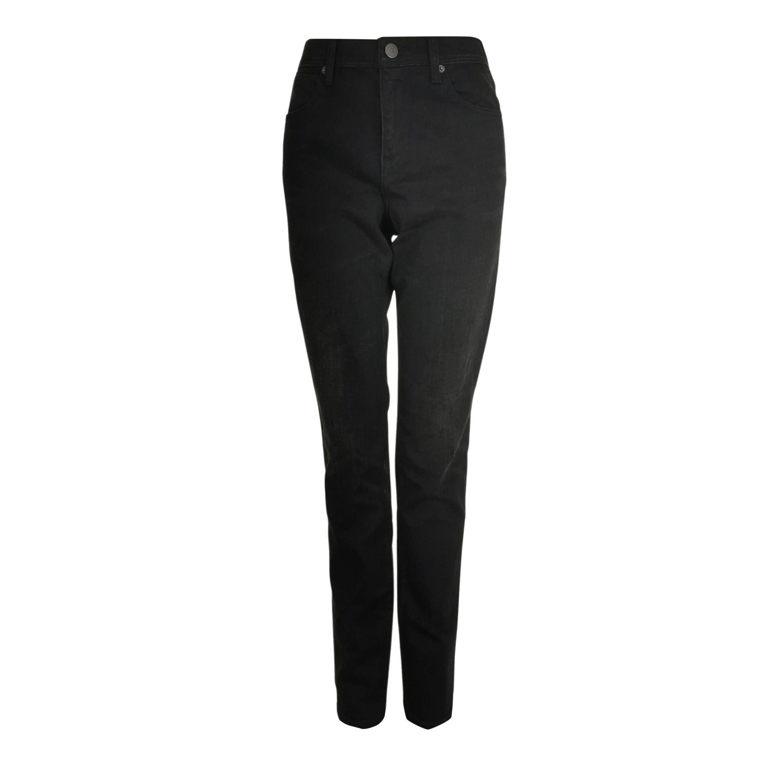 Burberry Burberry Brit Slim Fit Black Cotton Pants 0079 Size US 37 - 1 Thumbnail