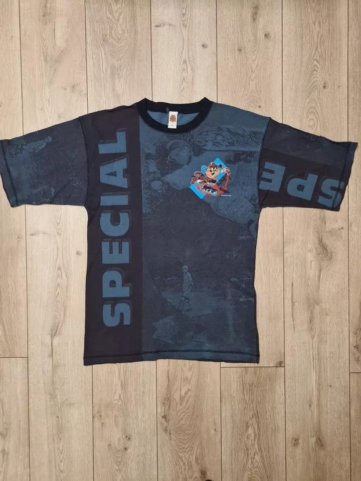 Vintage VINTAGE 1998 LOONEY TUNES SHIRT TAZ SPECIAL ROLLER SHIRT Size US XL / EU 56 / 4 - 2 Thumbnail