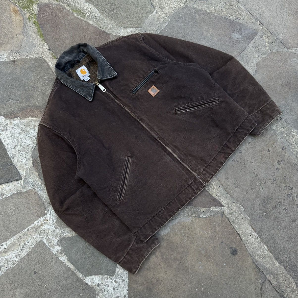 Carhartt 📦 SOLD 📦 Carhartt Detroit Jacket J97 DKB Size US L / EU 52-54 / 3 - 5 Thumbnail