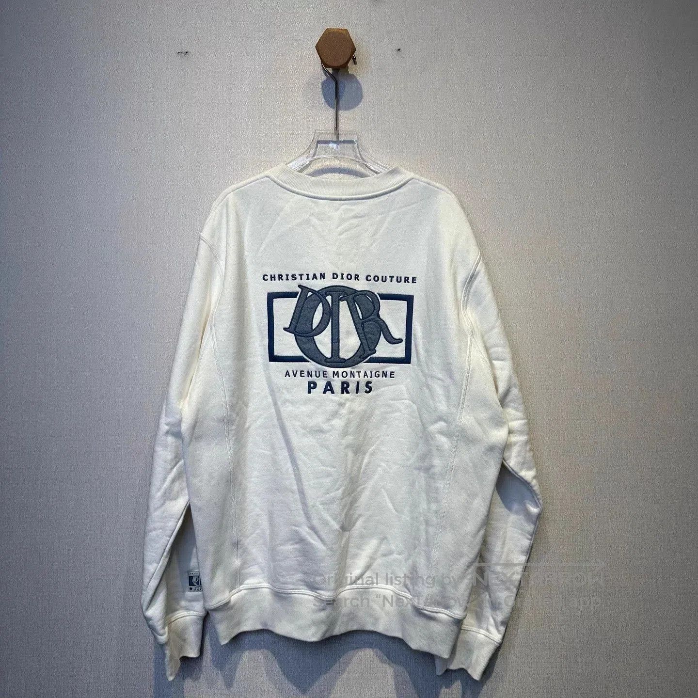 Dior White Long-Sleeve Sweatshirt. Size US M / EU 48-50 / 2 - 5 Thumbnail