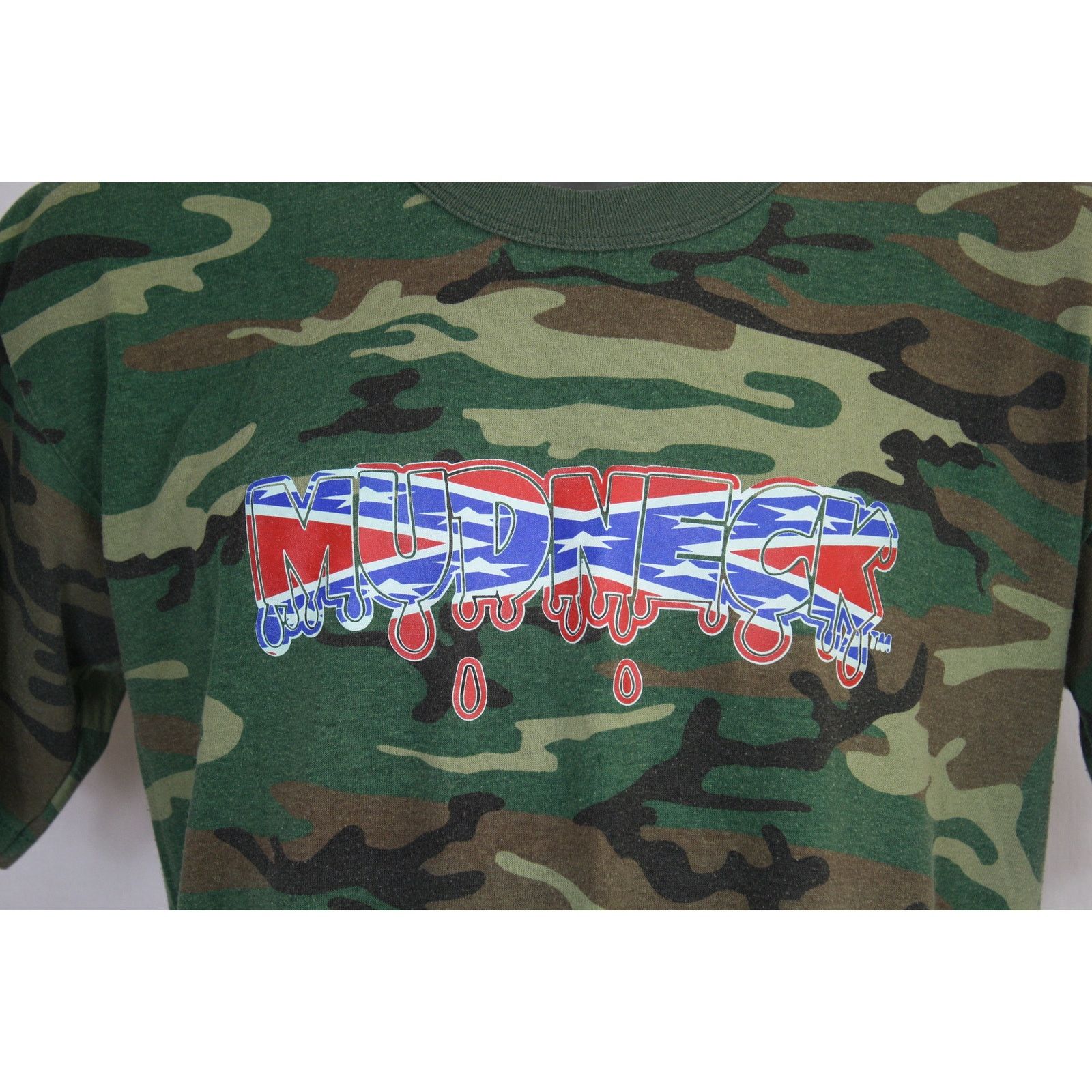 Rothco × Vintage Vintage Confederate Mudneck Camo XL Shirt Single Stitch Size US XL / EU 56 / 4 - 2 Thumbnail