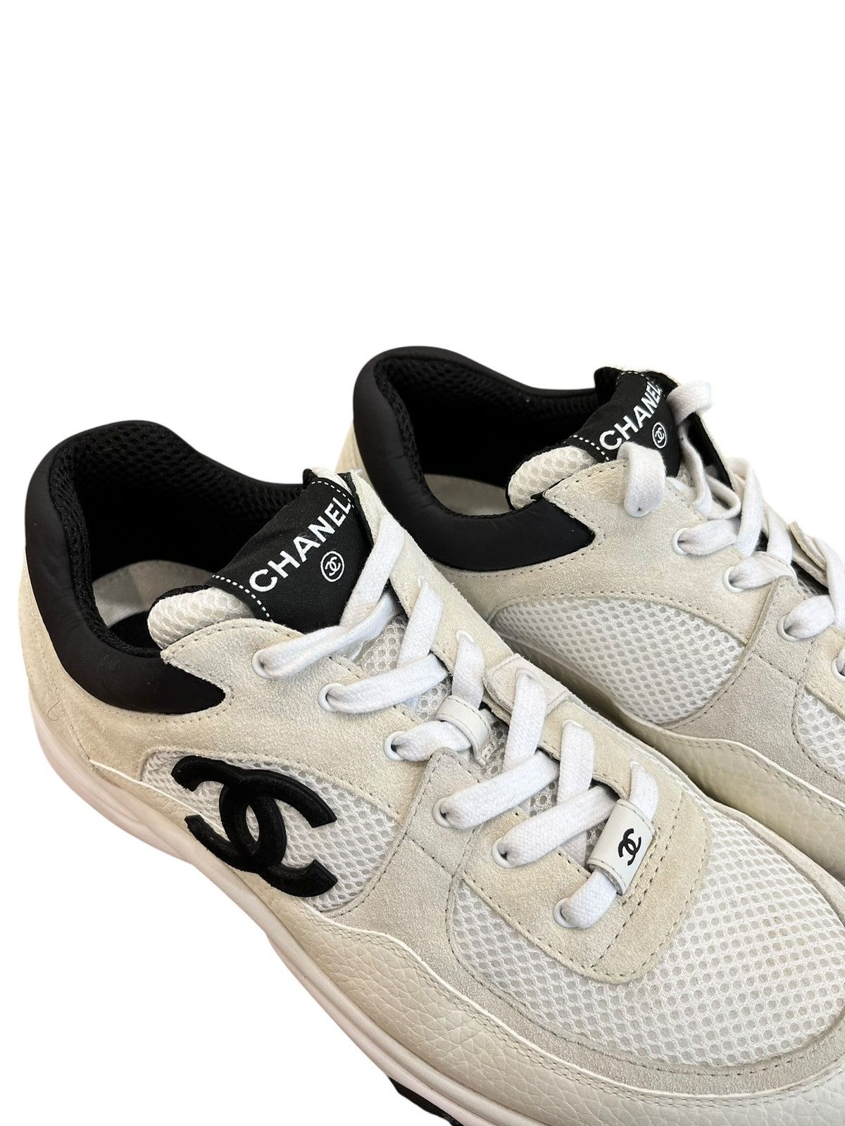 Chanel Chanel CC Logo Trainers Size US 11 / IT 41 - 8 Thumbnail