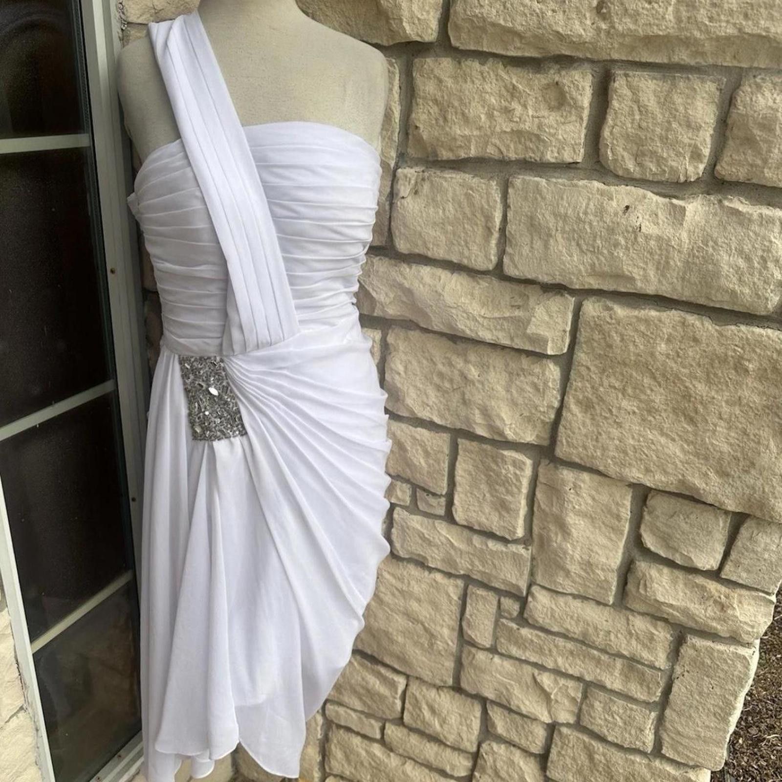 Other White strapless mini dress #glam #partydress Size S / US 4 / IT 40 - 1 Thumbnail
