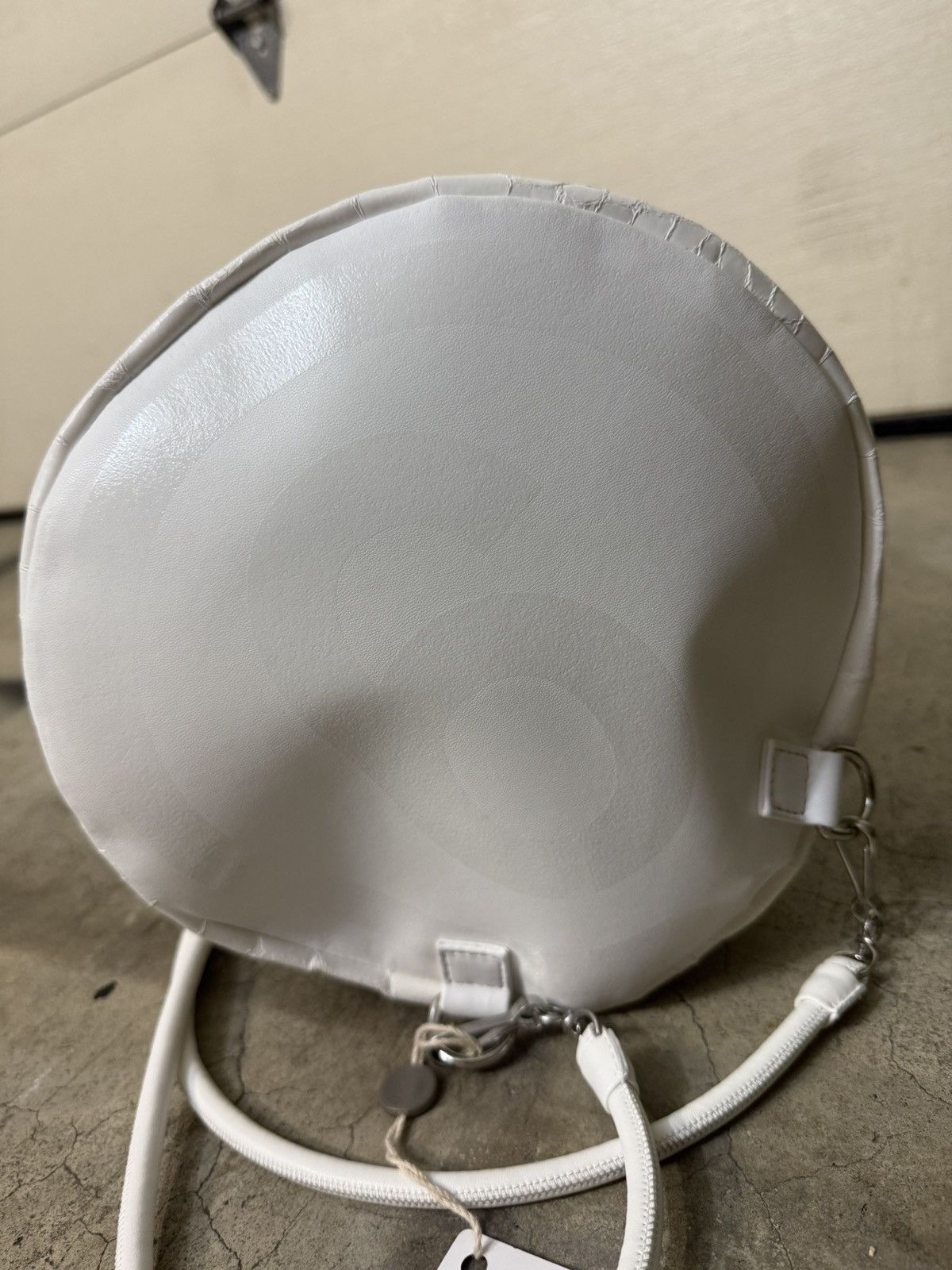 Maison Margiela Maison Margiela MM6 White Crocodile Backpack Size ONE SIZE - 2 Thumbnail