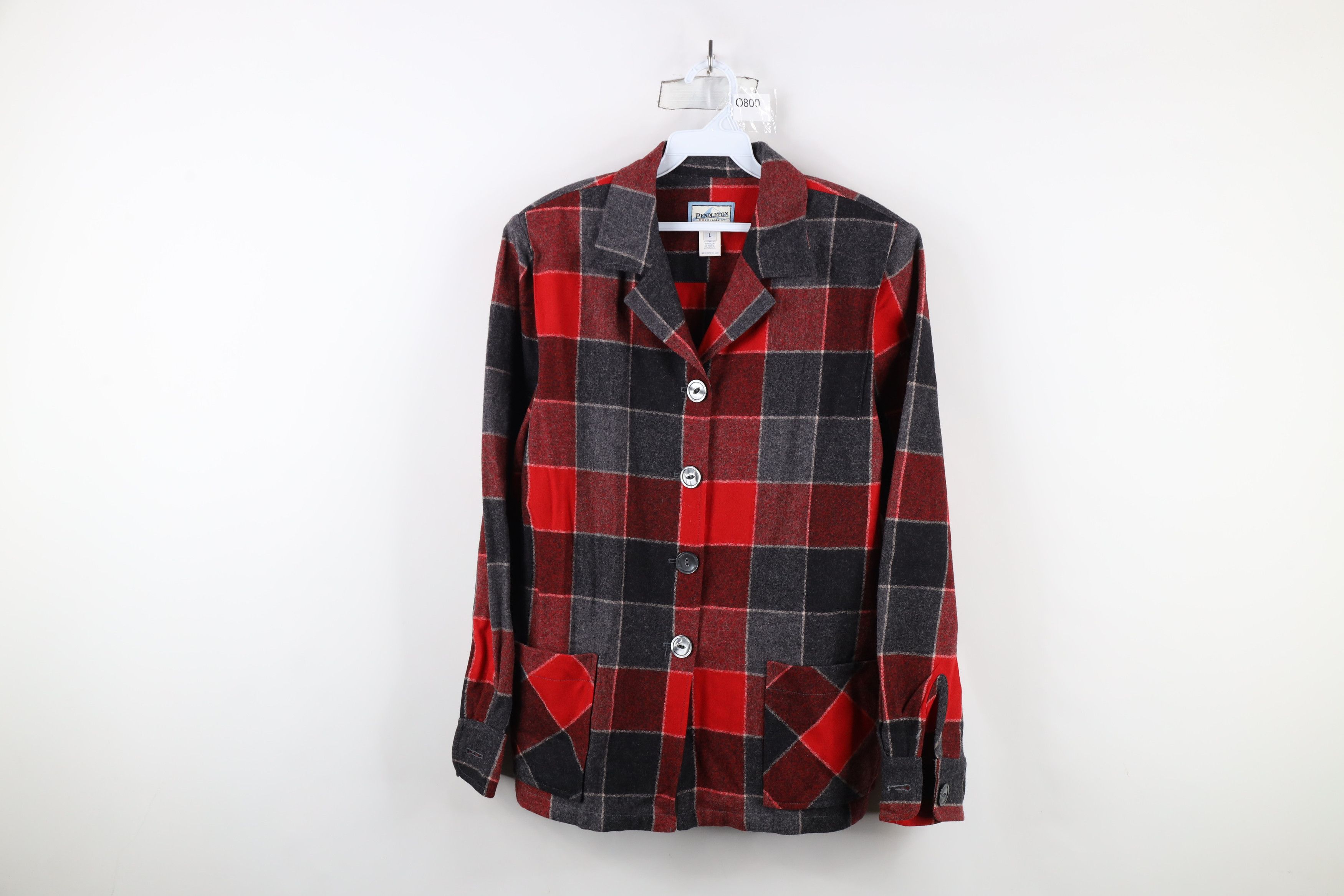 Pendleton × Vintage Vintage 90s Pendleton Wool Button Shirt Jacket Jac Shirt Size L / US 10 / IT 46 - 1 Thumbnail
