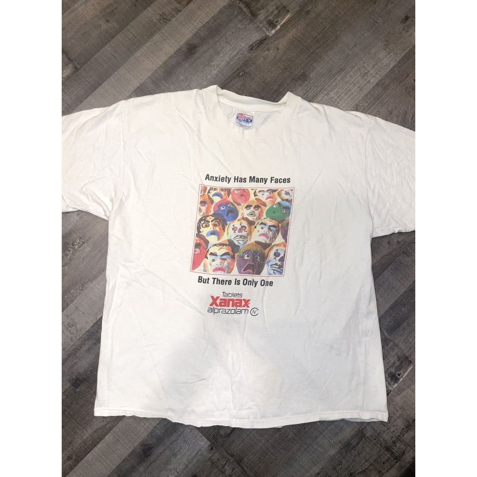 Hanes VINTAGE Hanes Beefy-T T-Shirt Men XL White 1990s Short Sleeve Crew Neck Cotton Hanes Beefy-T Size US XL / EU 56 / 4 - 2 Thumbnail