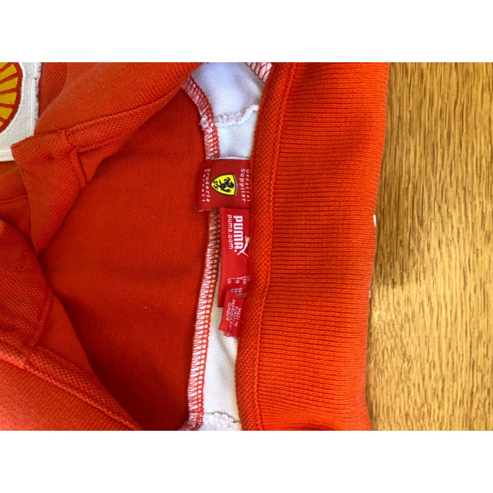 Puma VINTAGE PUMA Polo Shirt Mens XL Red 100% Cotton Geometric Logo Button Short Sleeve Fomula 1 Size US XL / EU 56 / 4 - 4 Thumbnail