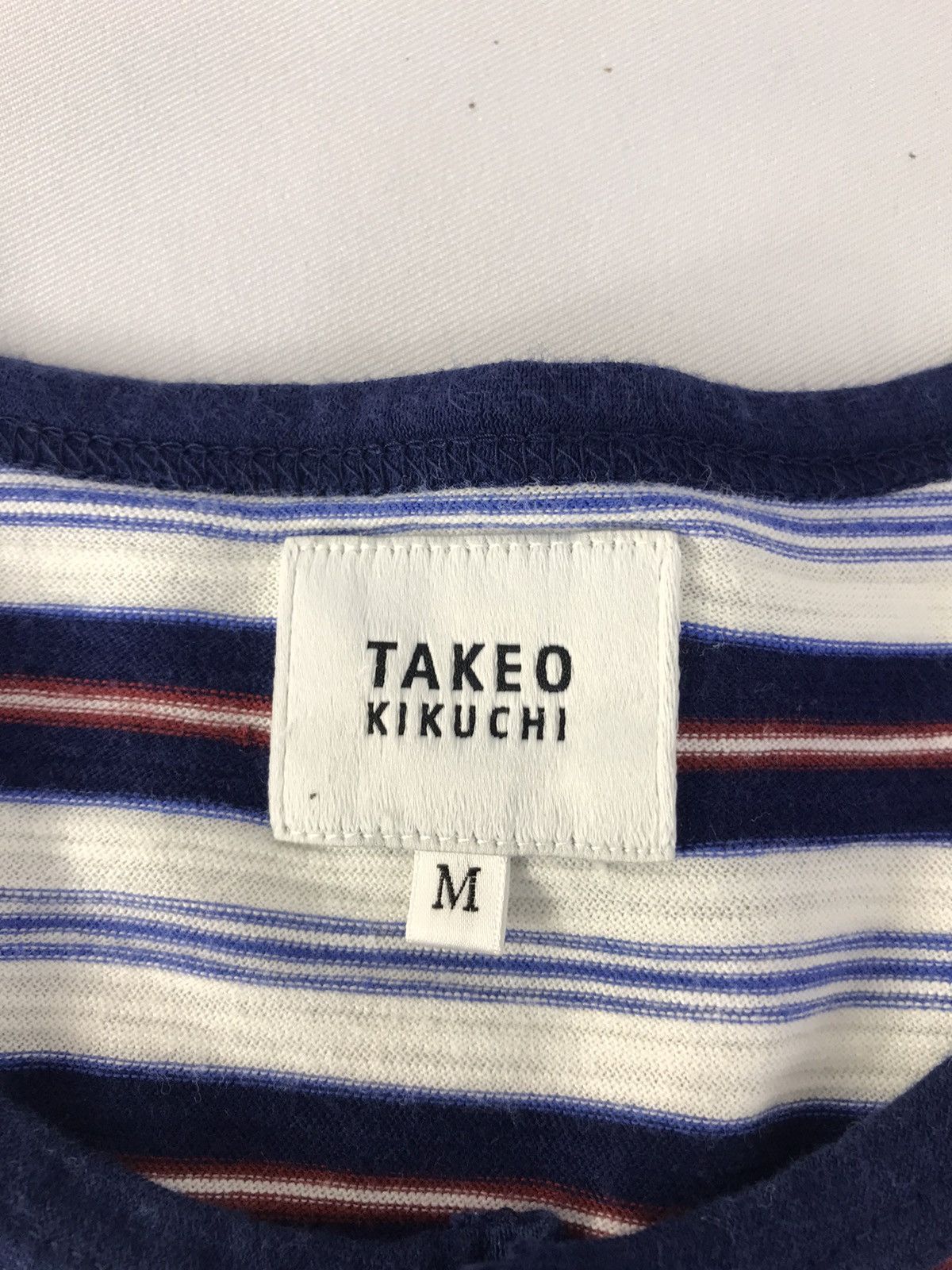 Japanese Brand × Takeo Kikuchi × Vintage Vintage Takeo Kikuchi Striped Long Sleeve T.Shirt Size US M / EU 48-50 / 2 - 6 Thumbnail