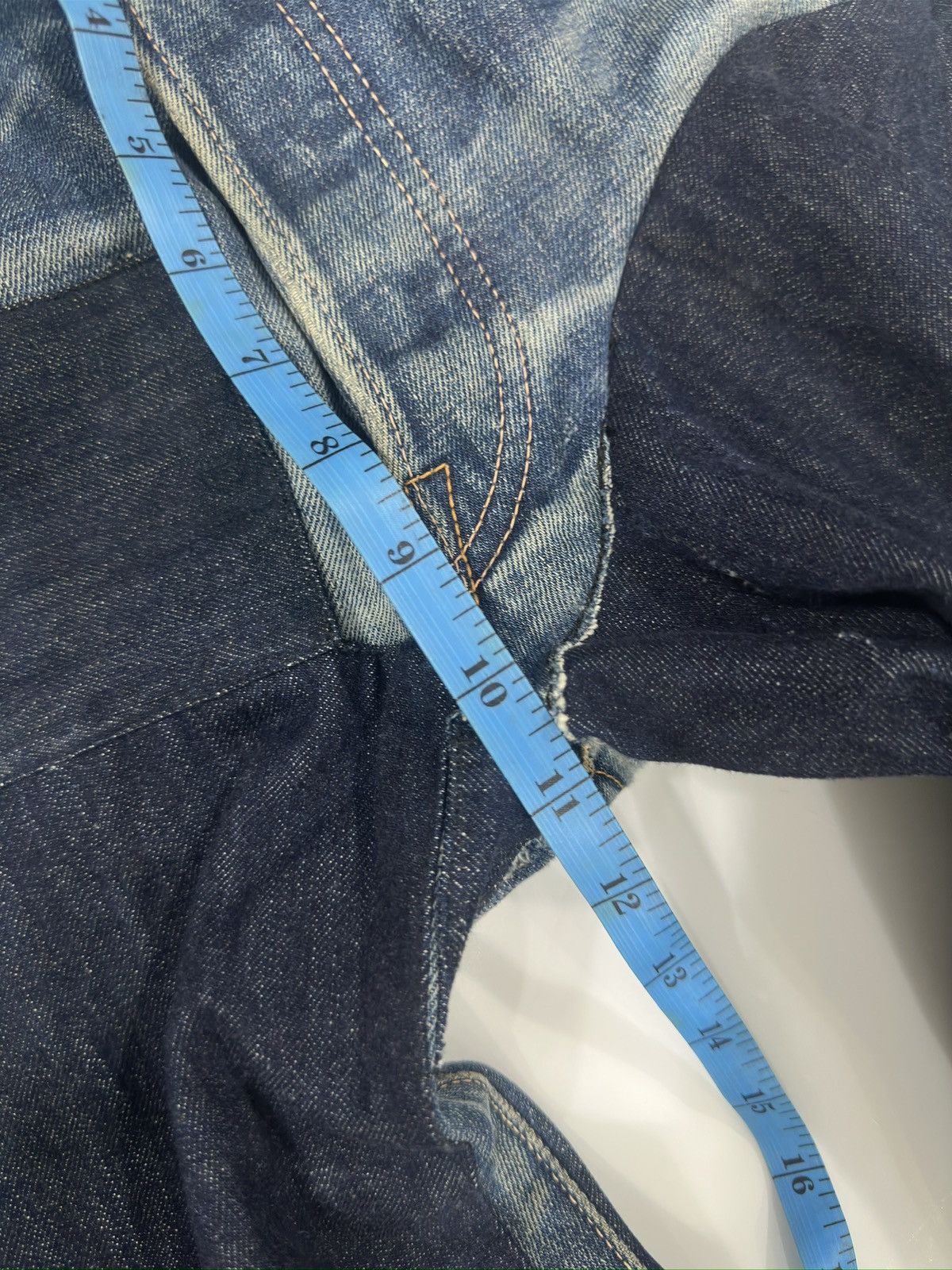Levi's × Levi's Vintage Clothing Vintage Levis Redline Selvedge Custom Repaired Sashiko Boro Size US 30 / EU 46 - 20 Thumbnail
