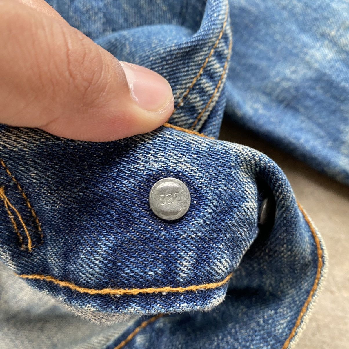 Levi's Distressed Vintage LEVI'S Denim Trucker Jacket Size US S / EU 44-46 / 1 - 10 Thumbnail