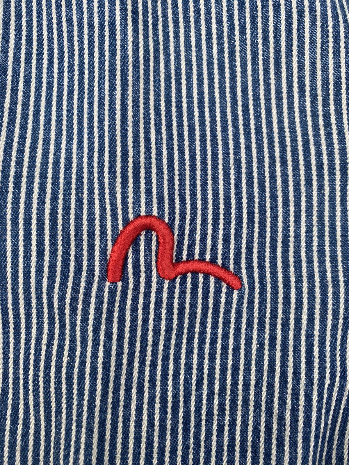 Evisu EVISU JAPAN HICKORY JACKET DISTRESSED Size US L / EU 52-54 / 3 - 2 Thumbnail