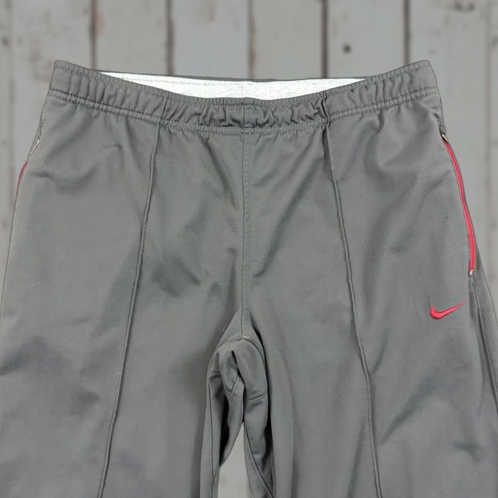 Nike Nike Sweatpants Mens S Gray Fleece Drawstring Pockets Breathable Sports Style Size US 31 - 1 Thumbnail