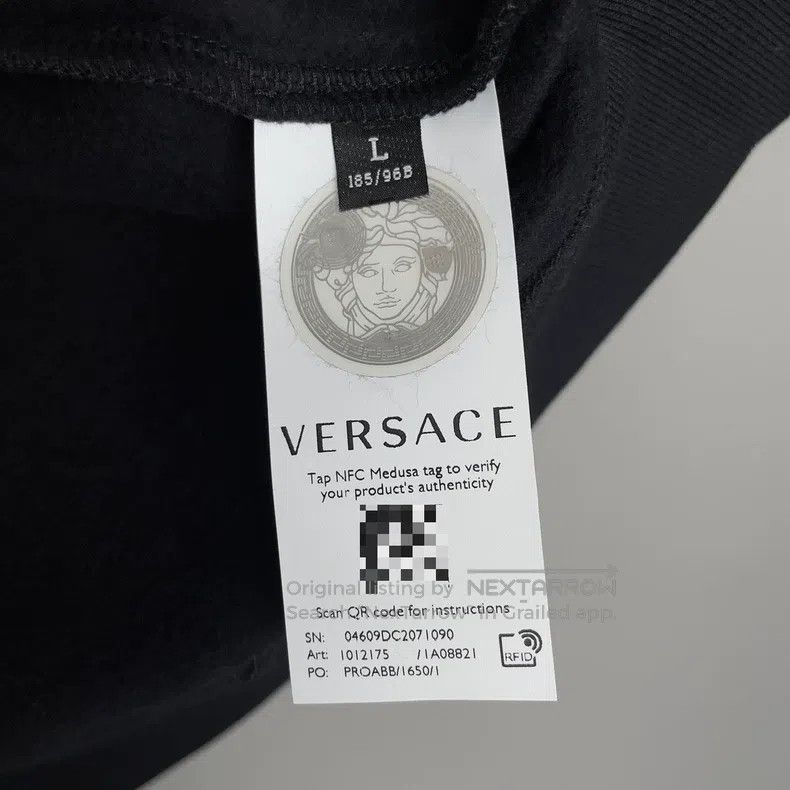 Versace Versace Zippered hooded sweatshirt Size US L / EU 52-54 / 3 - 7 Thumbnail
