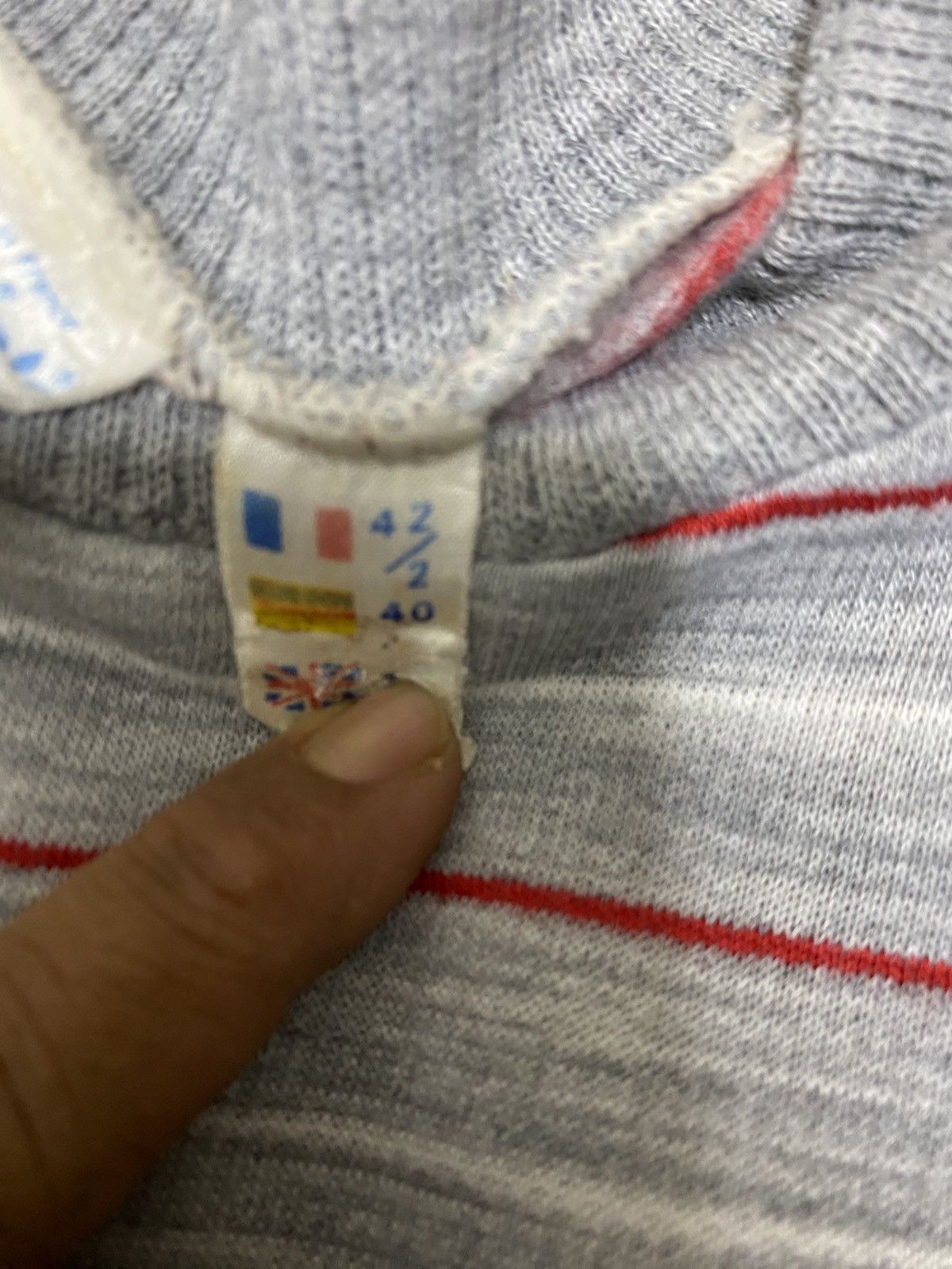 Adidas Adidas Trefoil Vintage Sweatshirt Ventex Made in France 70s Size US M / EU 48-50 / 2 - 4 Thumbnail
