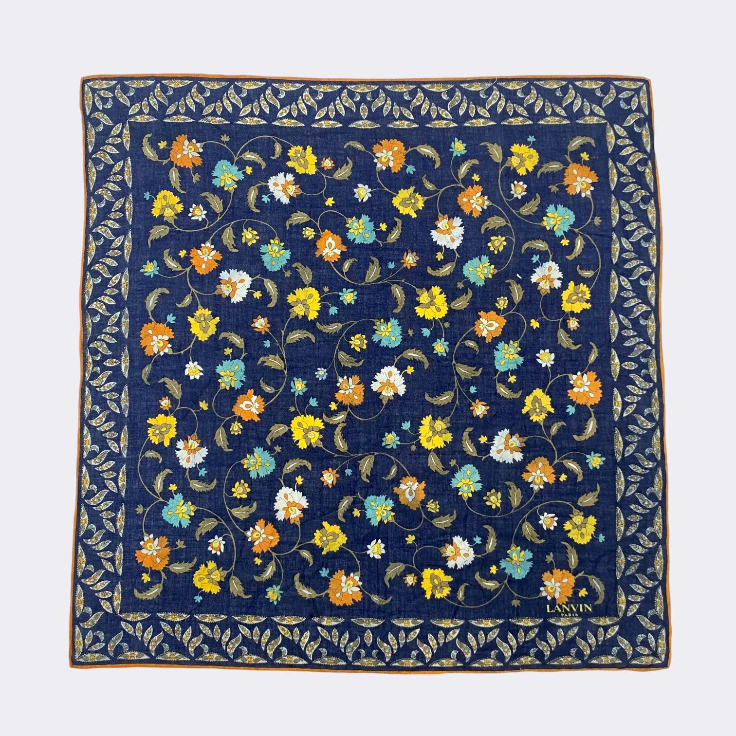 Lanvin Vintage Lanvin Handkerchief Neckerchief Bandana H114R Size ONE SIZE - 1 Thumbnail
