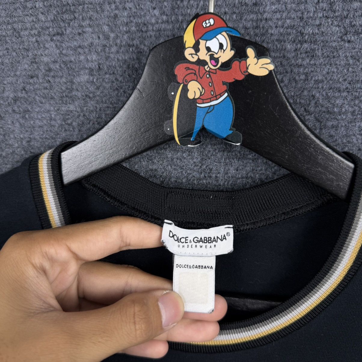 Dolce & Gabbana black crew-neck t-shirt from the Dolce & Gabbana Underwear Size M / US 6-8 / IT 42-44 - 5 Thumbnail