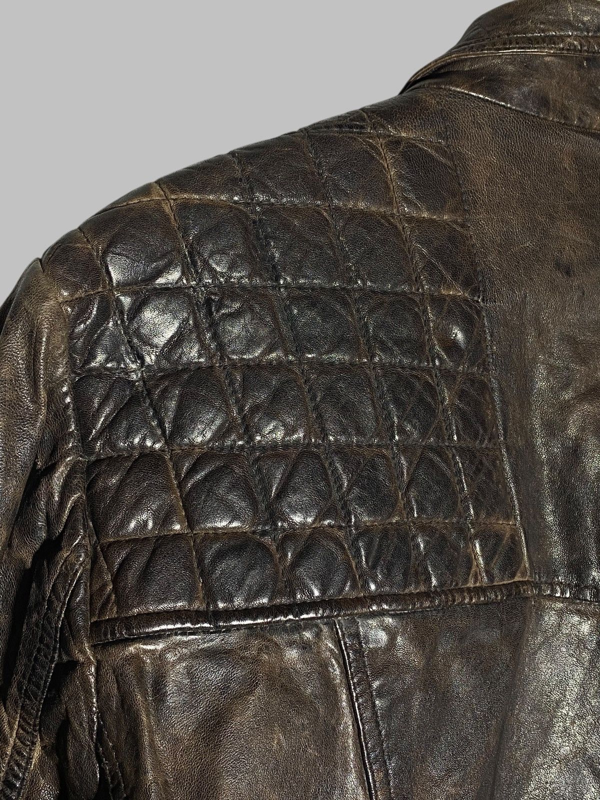 Allsaints Allsaints Drought Leather Biker Jacket Size US L / EU 52-54 / 3 - 5 Thumbnail