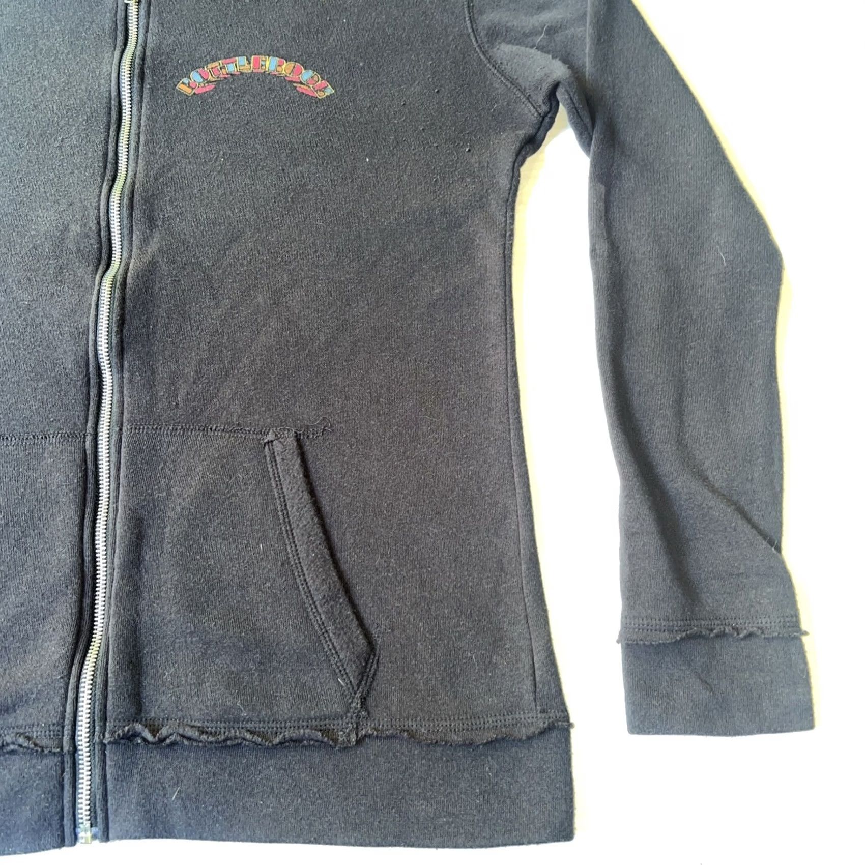 Logo 7 Bottlerock Hoodie Zip Up Sweatshirt Jacket Large Gray Cotton Full Zip Logo Pockets Unisex Adults Size US L / EU 52-54 / 3 - 4 Thumbnail