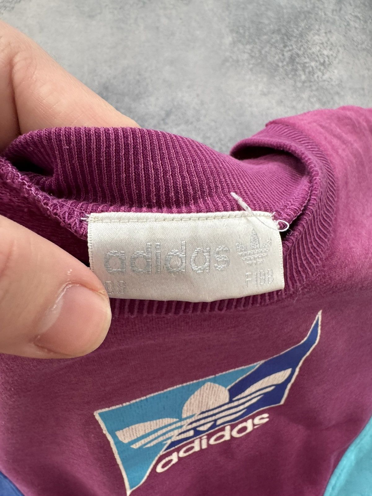 Adidas rare vintage adidas 90s big logo sweatshirt Size US XL / EU 56 / 4 - 10 Thumbnail