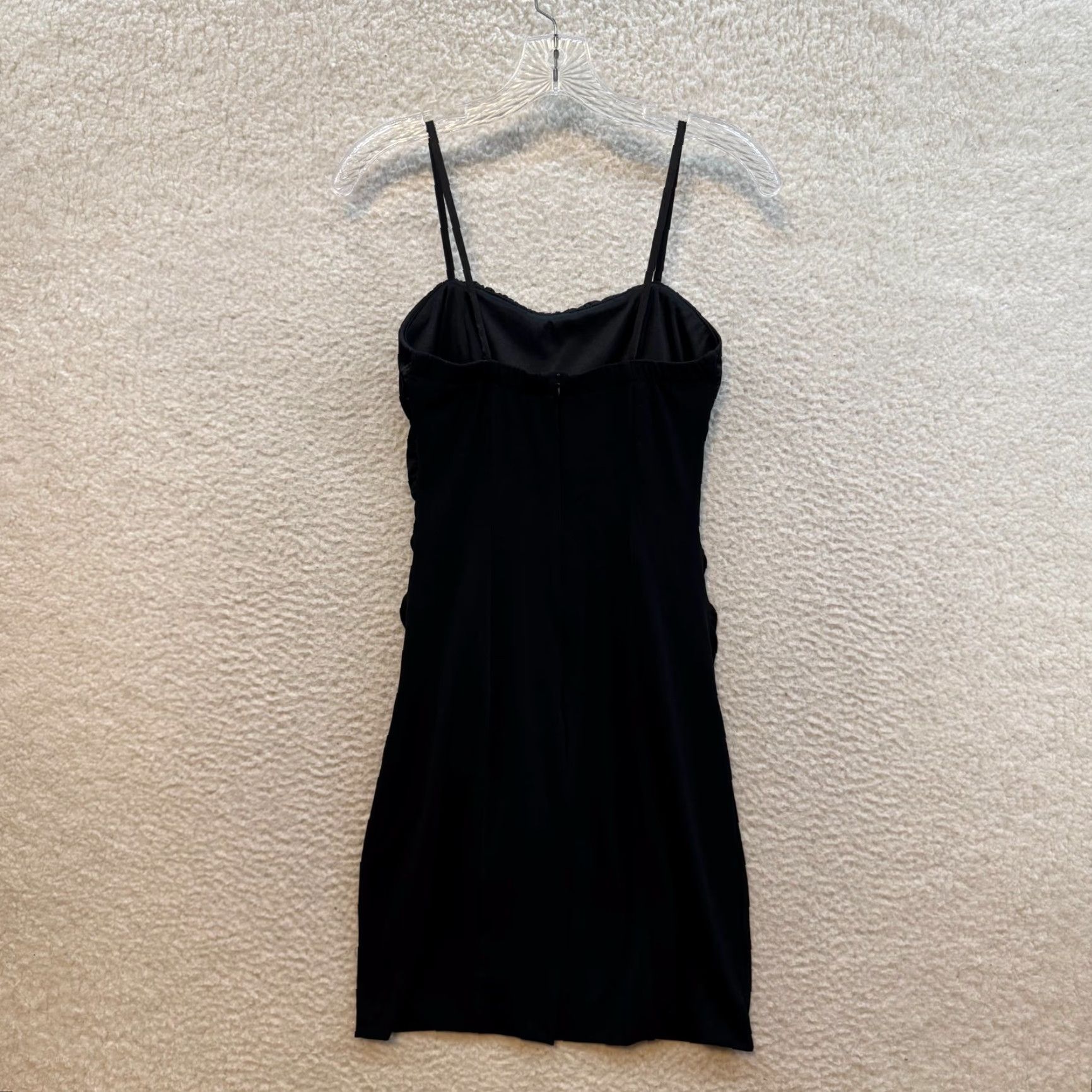 Vintage VINTAGE Y2K Black Mini Dress S Bodycon McBling Bimbo Size S / US 4 / IT 40 - 2 Thumbnail