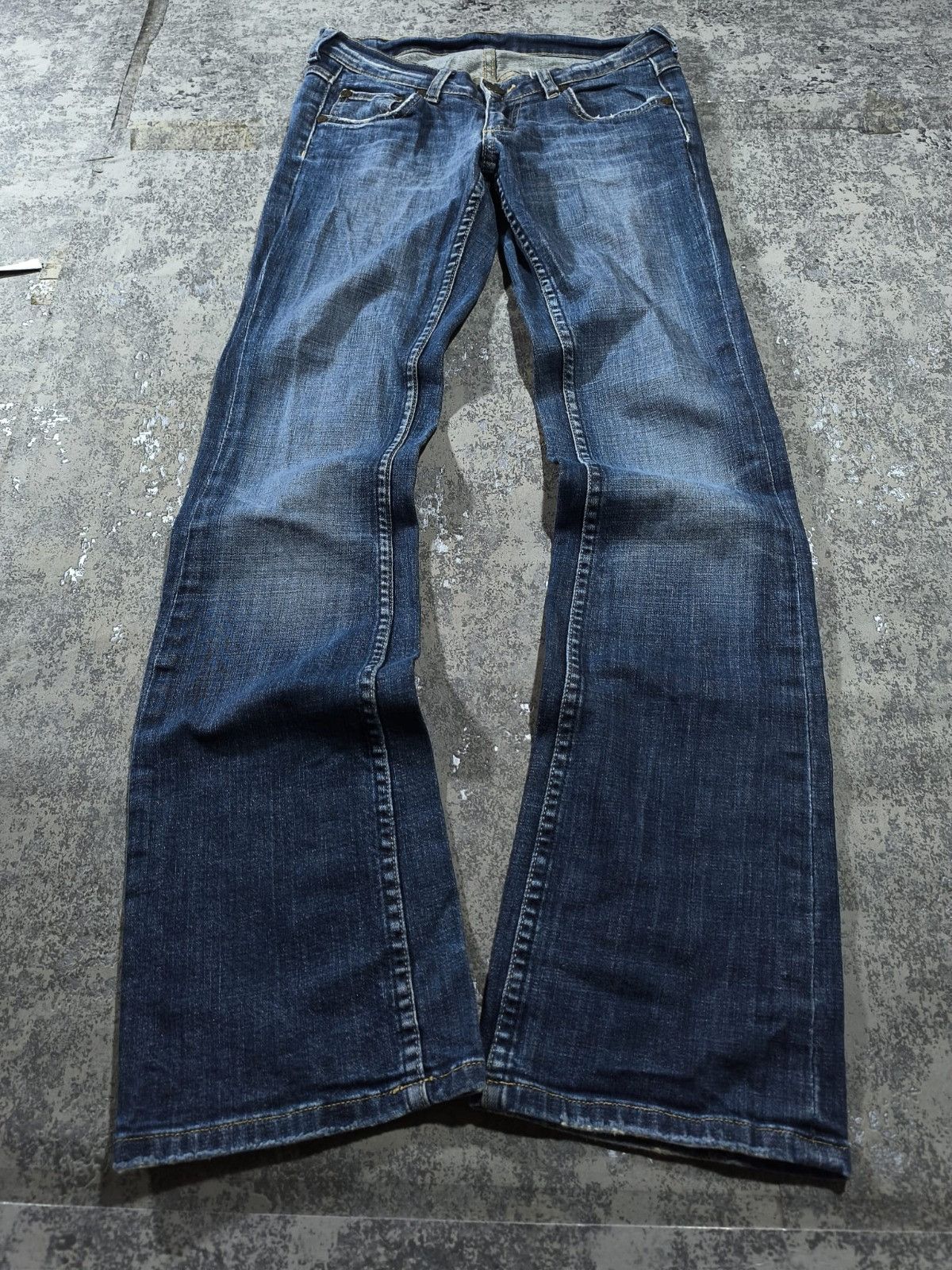 Mustang vtg mustang thight bootcut slim distressed grunge y2k Size 28" / US 6 / IT 42 - 1 Thumbnail