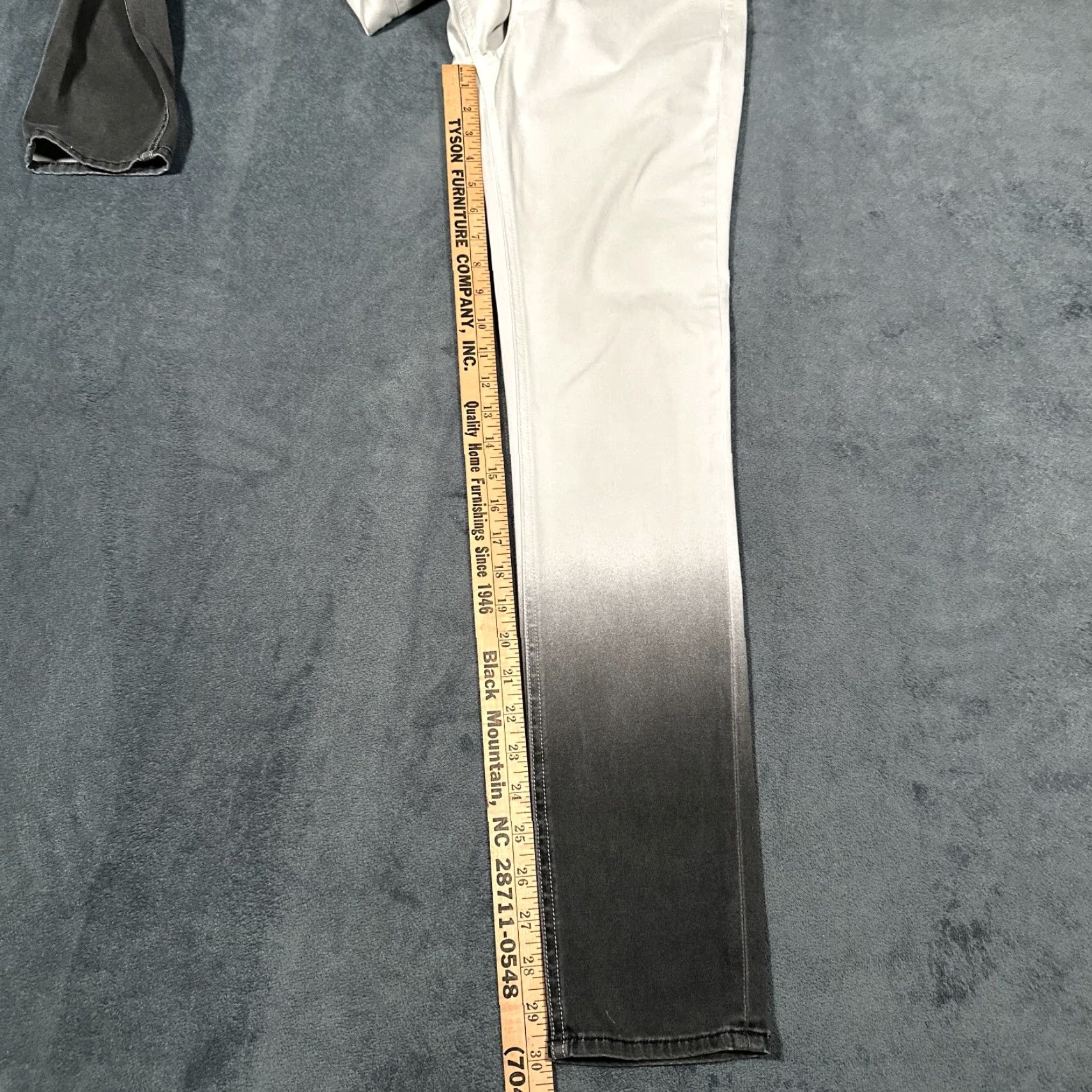 Rag & Bone VINTAGE Rag & Bone Women's Pants Skinny Jegging 29 White Cotton Blend City 2010s Size 29" - 4 Thumbnail