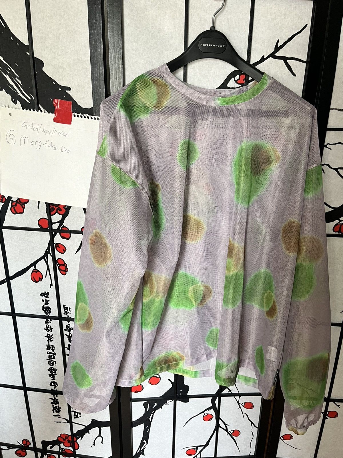 Stussy Stussy Long Sleeve Mesh Shirt Size US XL / EU 56 / 4 - 1 Thumbnail