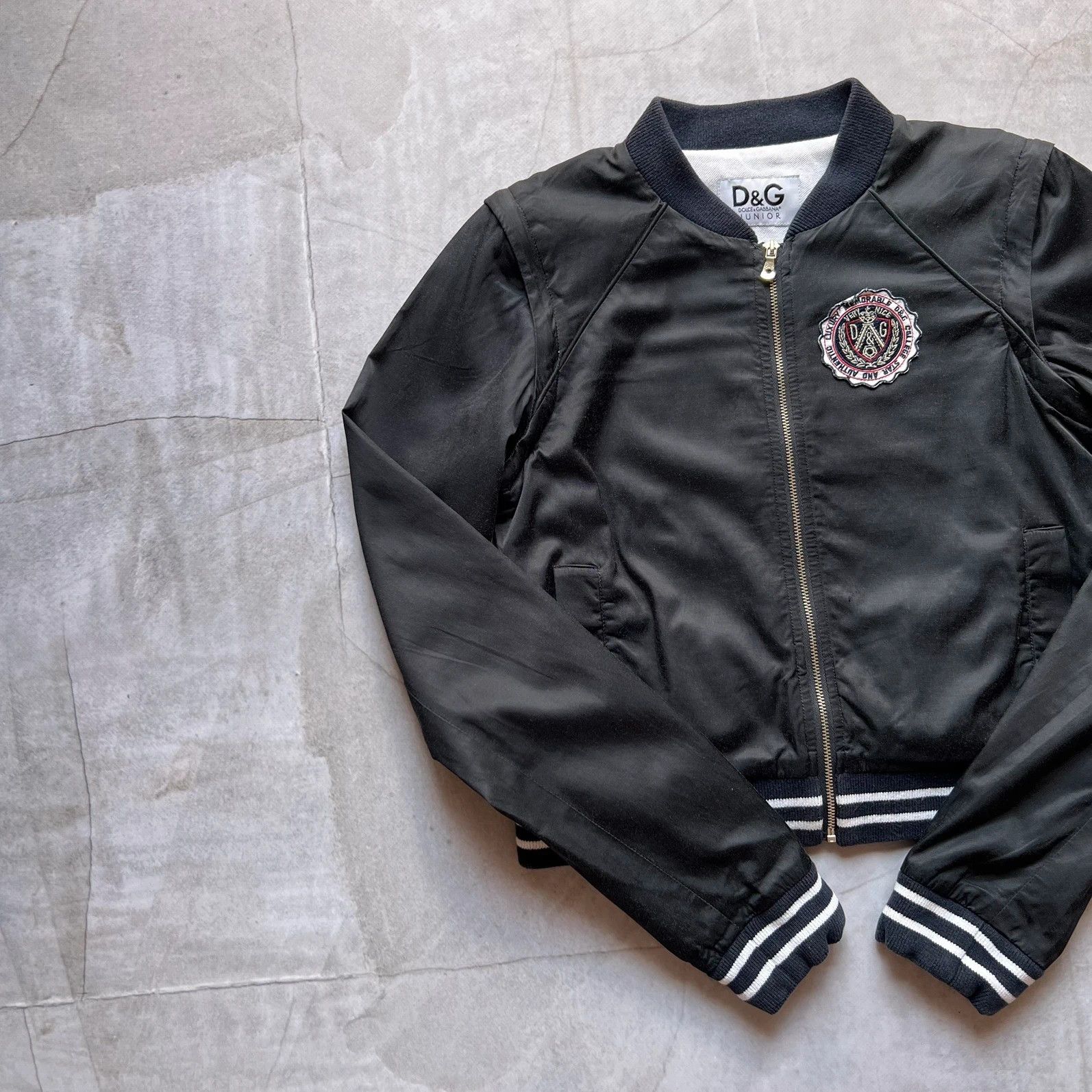 Dolce & Gabbana vintage Dolce & Gabbana bomber jacket two in one vest crop Size S / US 4 / IT 40 - 2 Thumbnail