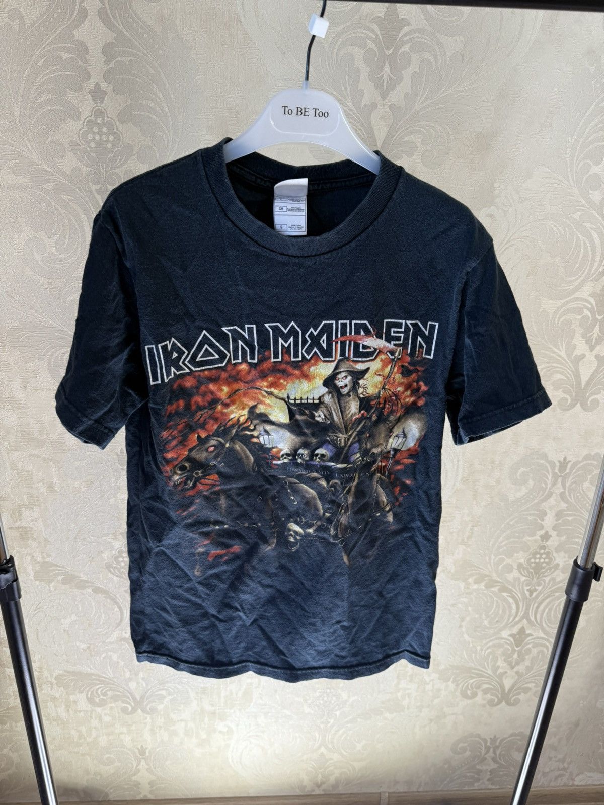 Vintage Vintage 2005-s IRON MAIDEN BIG LOGO T-shirt SIZE-S Size US S / EU 44-46 / 1 - 1 Thumbnail
