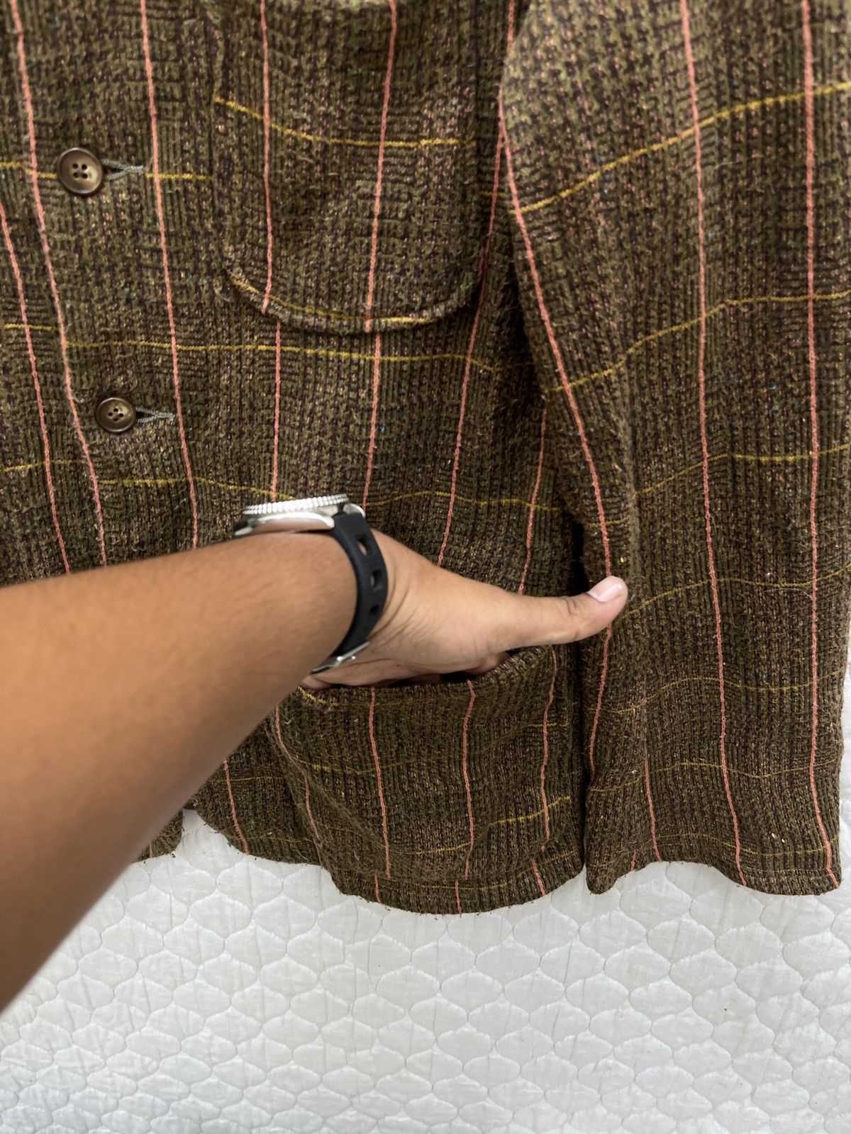 Kapital 🔥🔥🔥ARCHIVE KAPITAL KOBE TWEED KNIT FLEECE JACKET Size US M / EU 48-50 / 2 - 15 Thumbnail