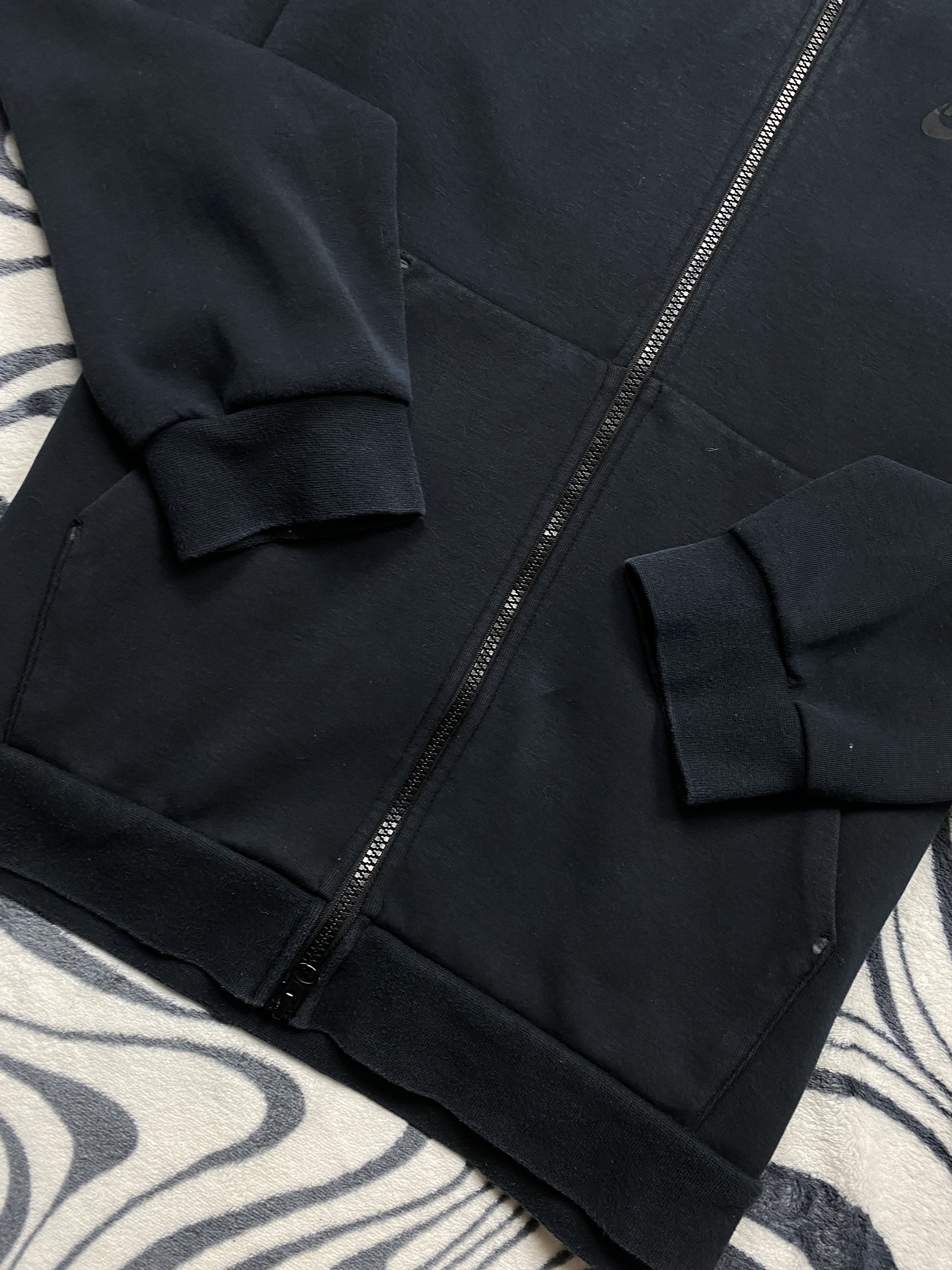 Nike × Vintage Nike Tech Fleece Nylon Back Mens Zip Hoodie Size US M / EU 48-50 / 2 - 3 Thumbnail