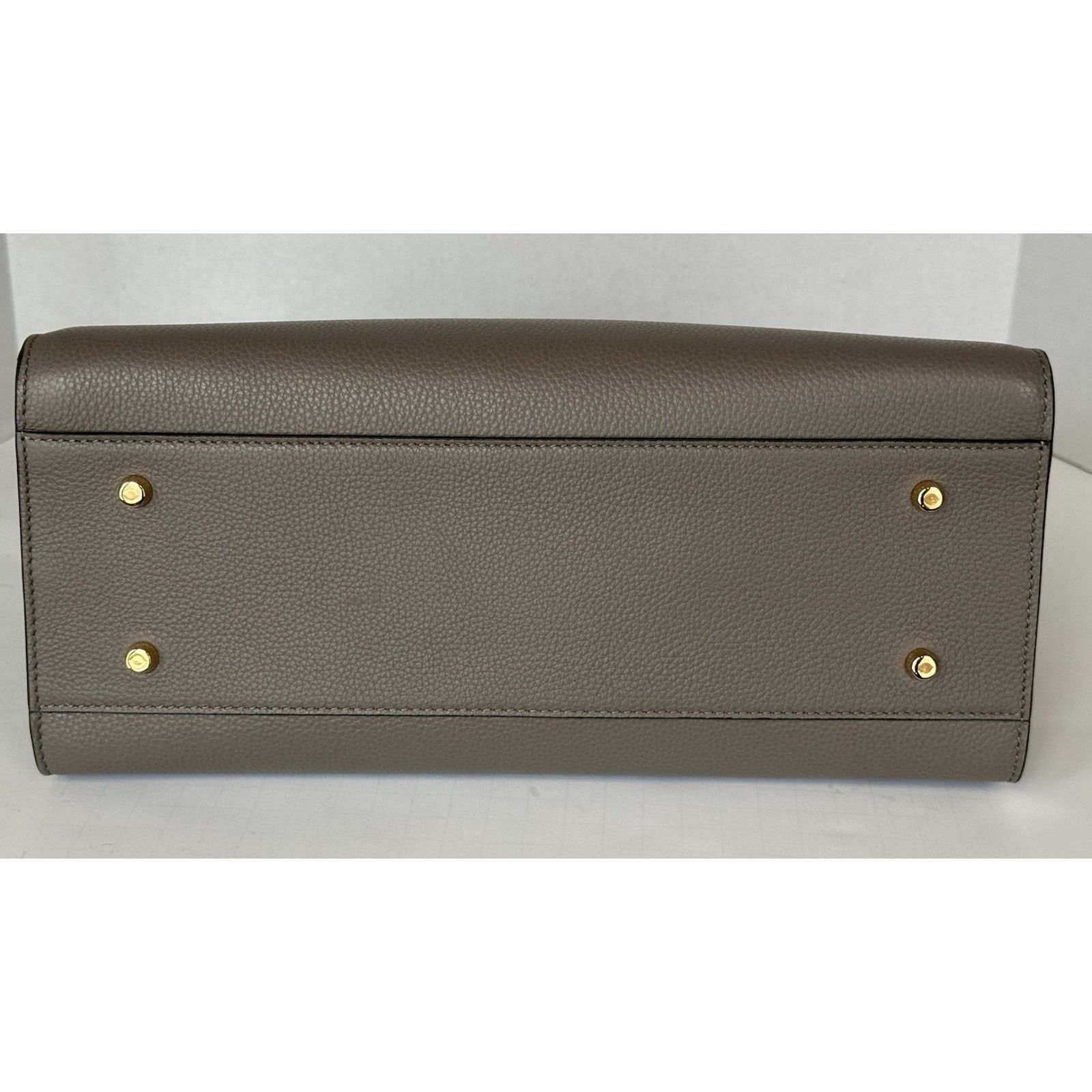 Versace Versace Virtus Grainy Leather Grey Large Bag 1005961 Size ONE SIZE - 6 Thumbnail