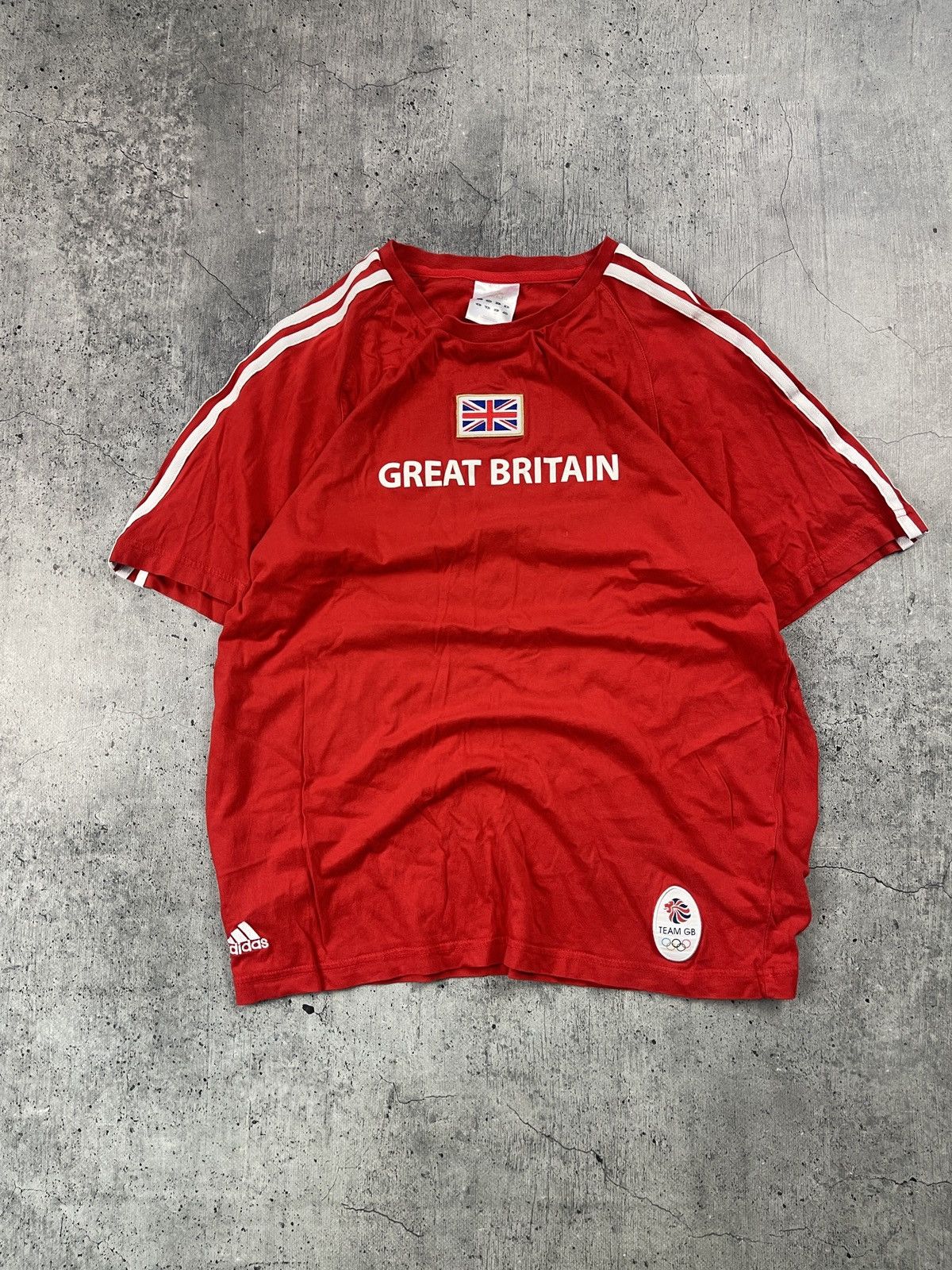 Adidas × Vintage Adidas 2012 Olympics Great Britain Team GB Jersey Size US L / EU 52-54 / 3 - 1 Thumbnail